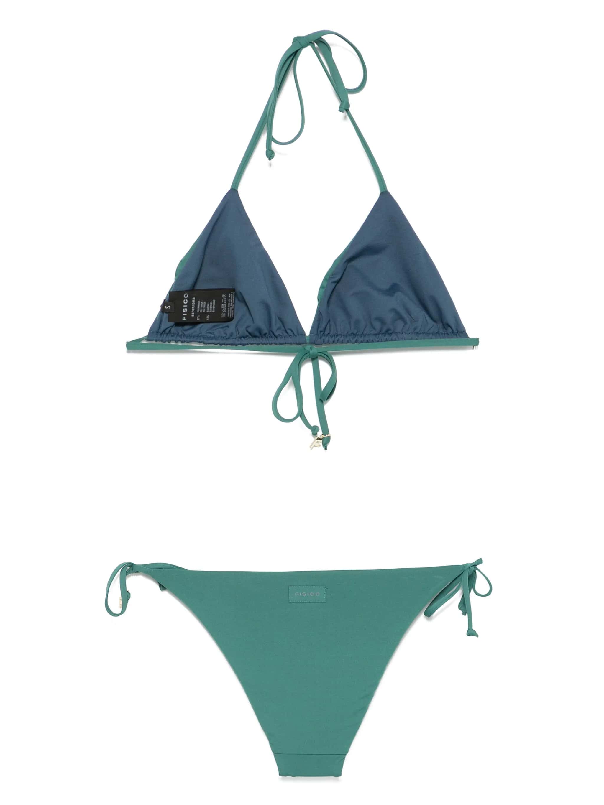 TRIANGOLO BICOLORE SLIP LACCI
