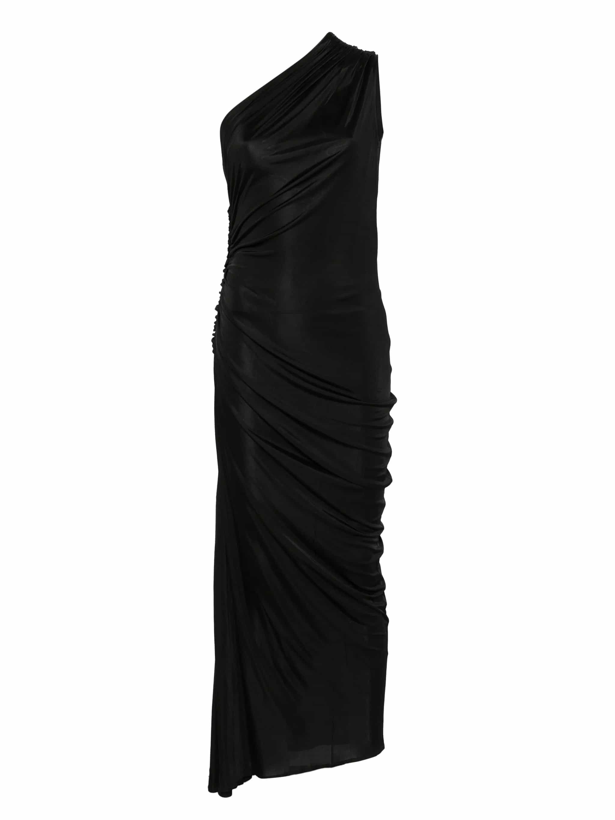 SHINY JERSEY LONG DRESS