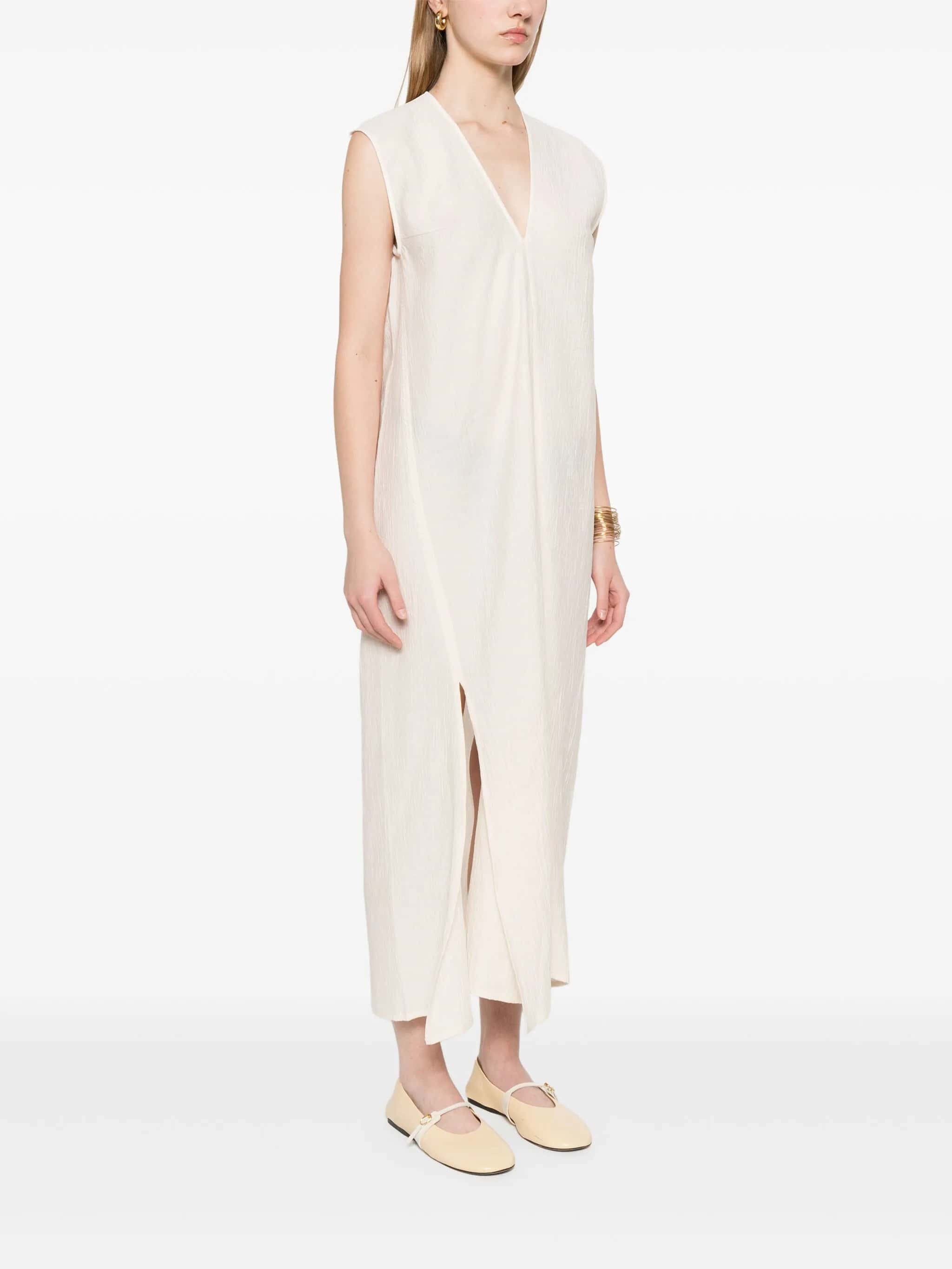 SLEEVELESS ASSYMETRIC DRESS