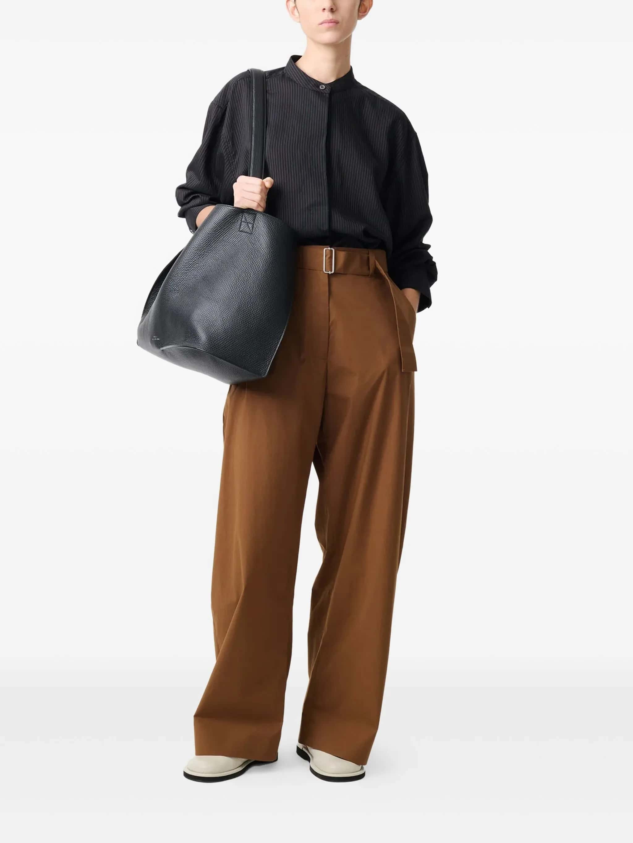 BELTED ROUND LEG PANT