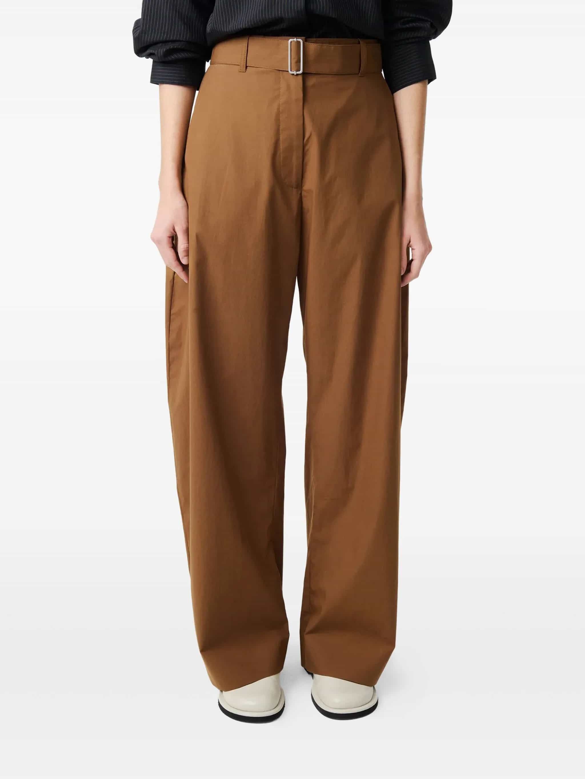 BELTED ROUND LEG PANT