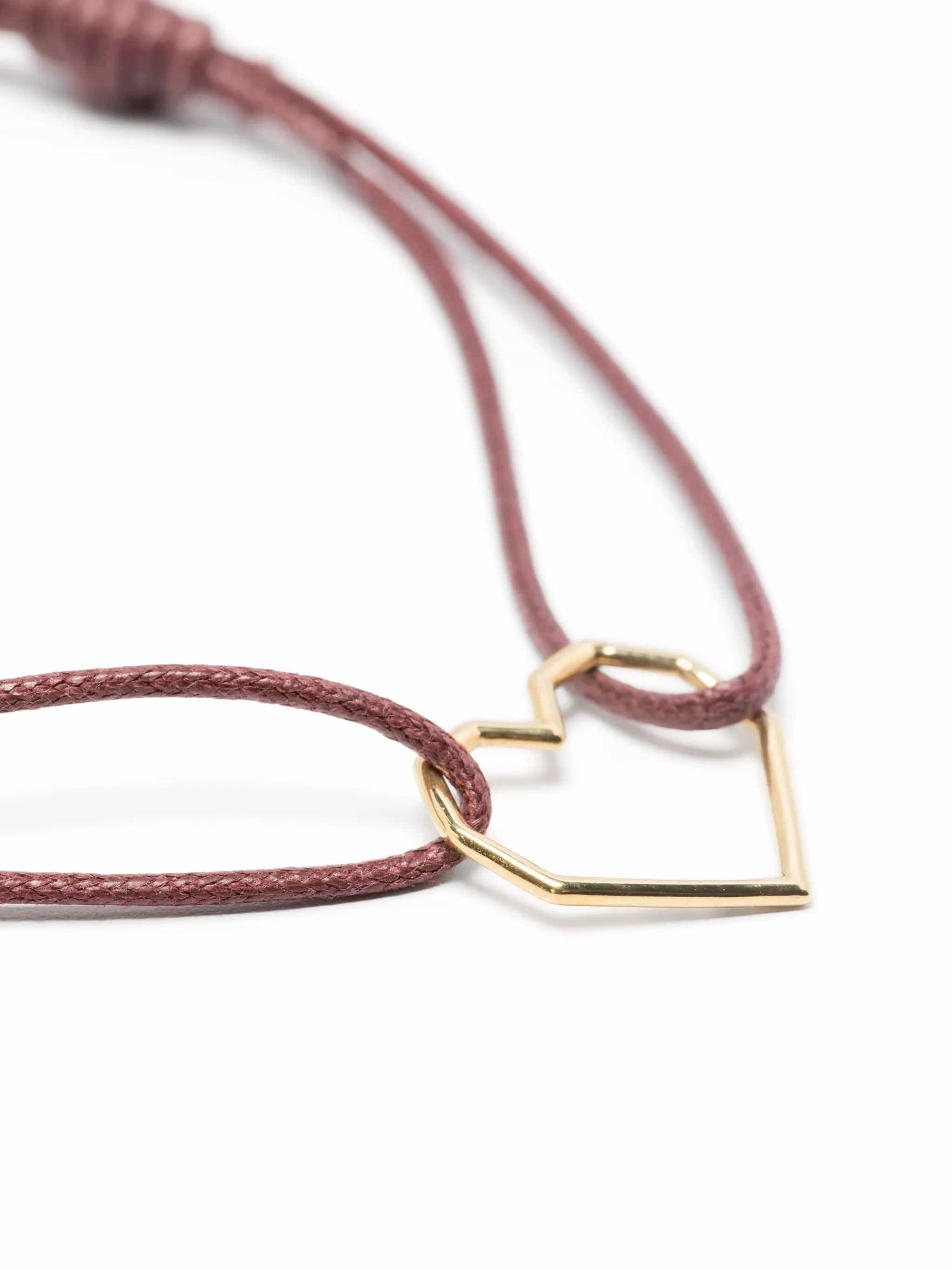 CORD BRACELET CORAZON PURO