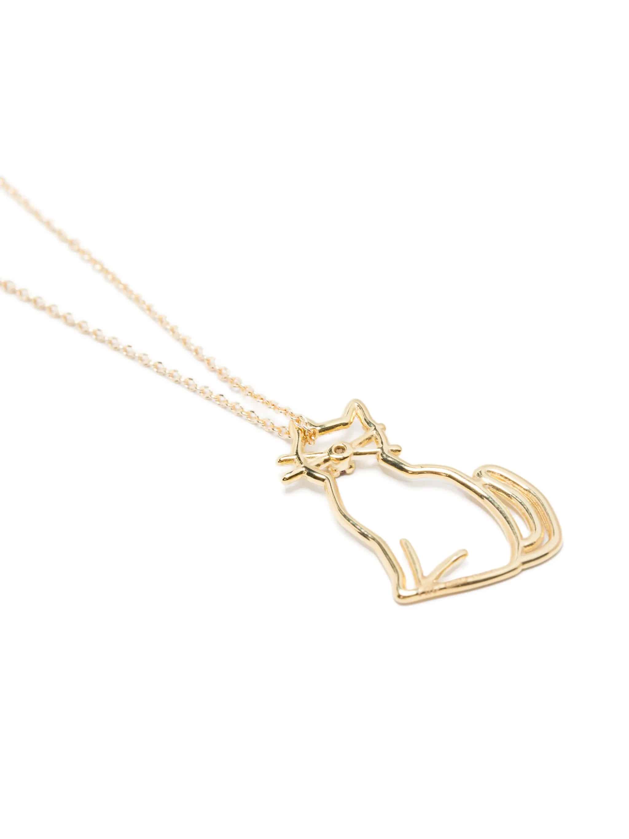 NECKLACE ROLO MIAU ZAFIRO ROSA