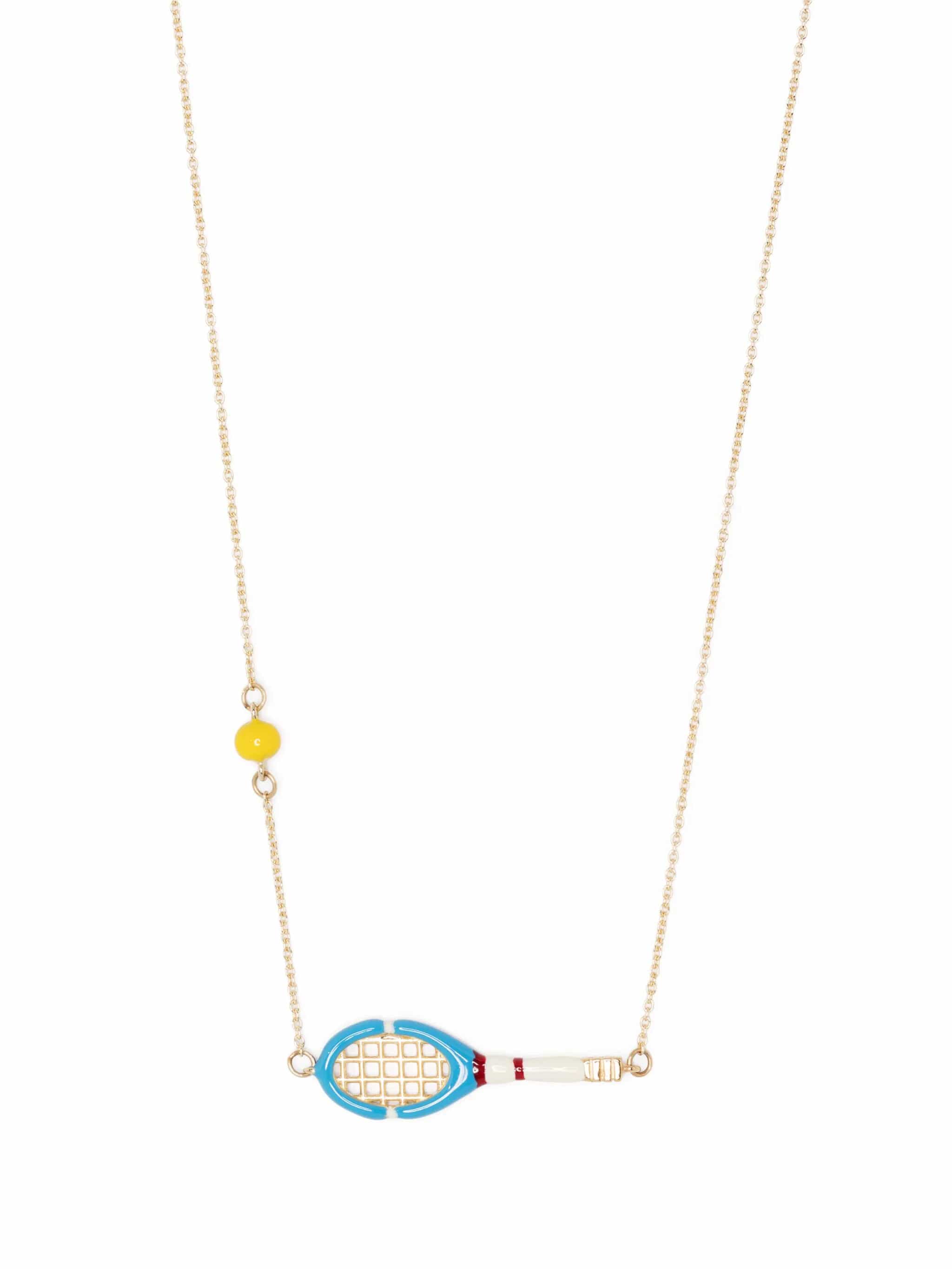 NECKLACE ROLO TENNIS PELOTA ENAMEL
