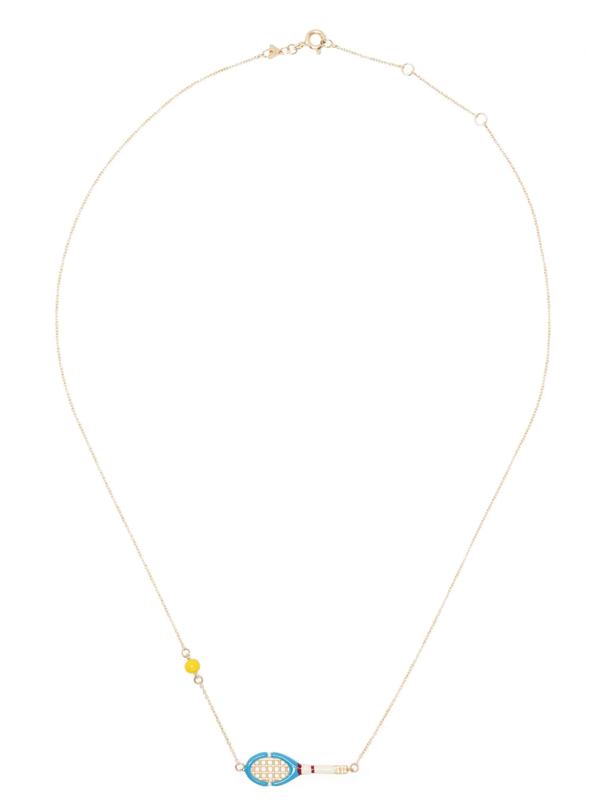 NECKLACE ROLO TENNIS PELOTA ENAMEL