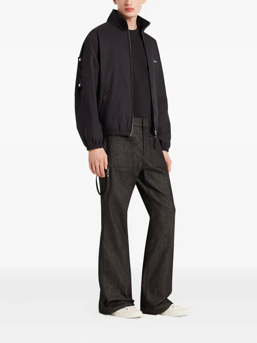 EMBROIDERED COTTON BOMBER