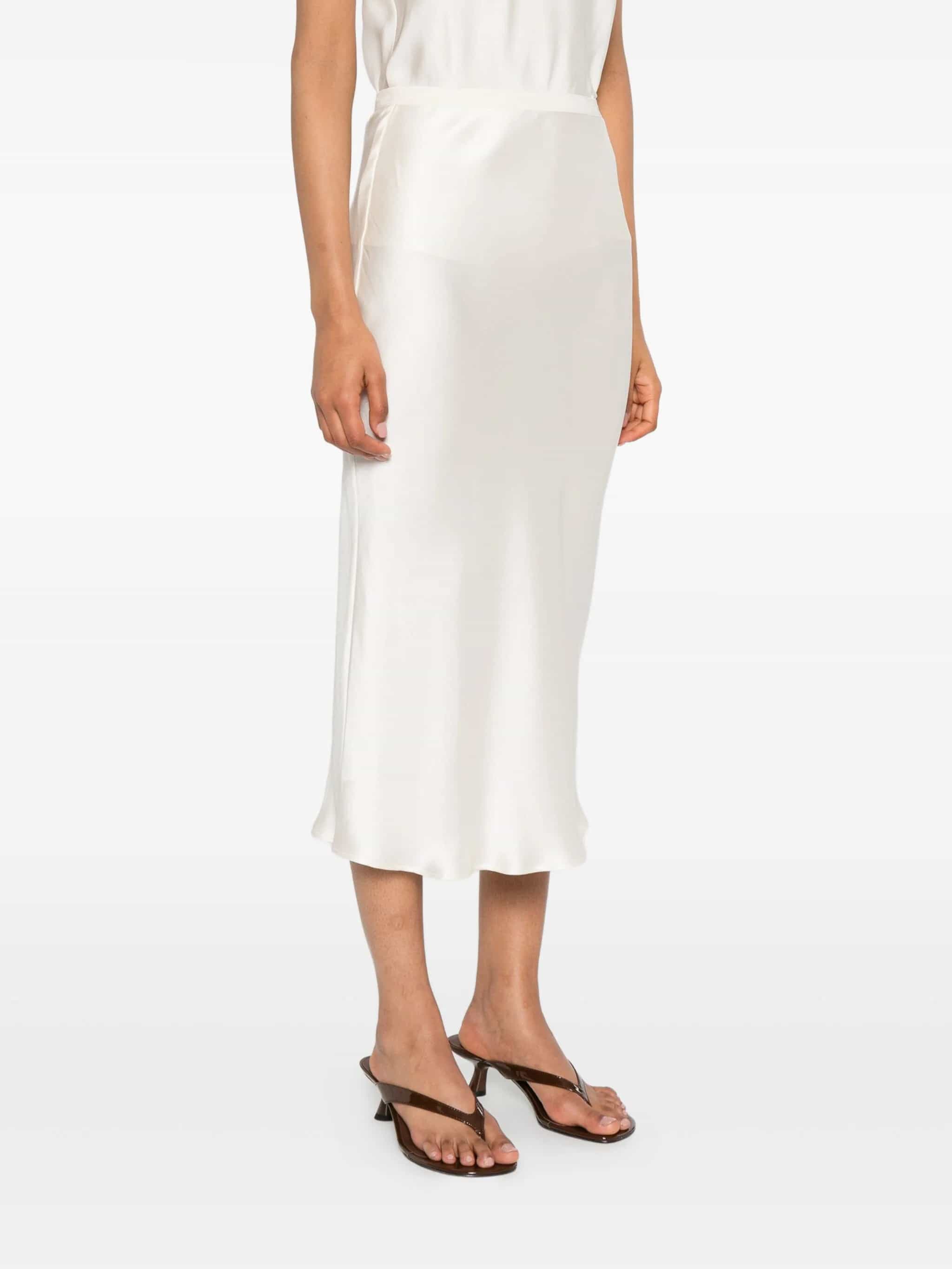 BAR SILK SKIRT