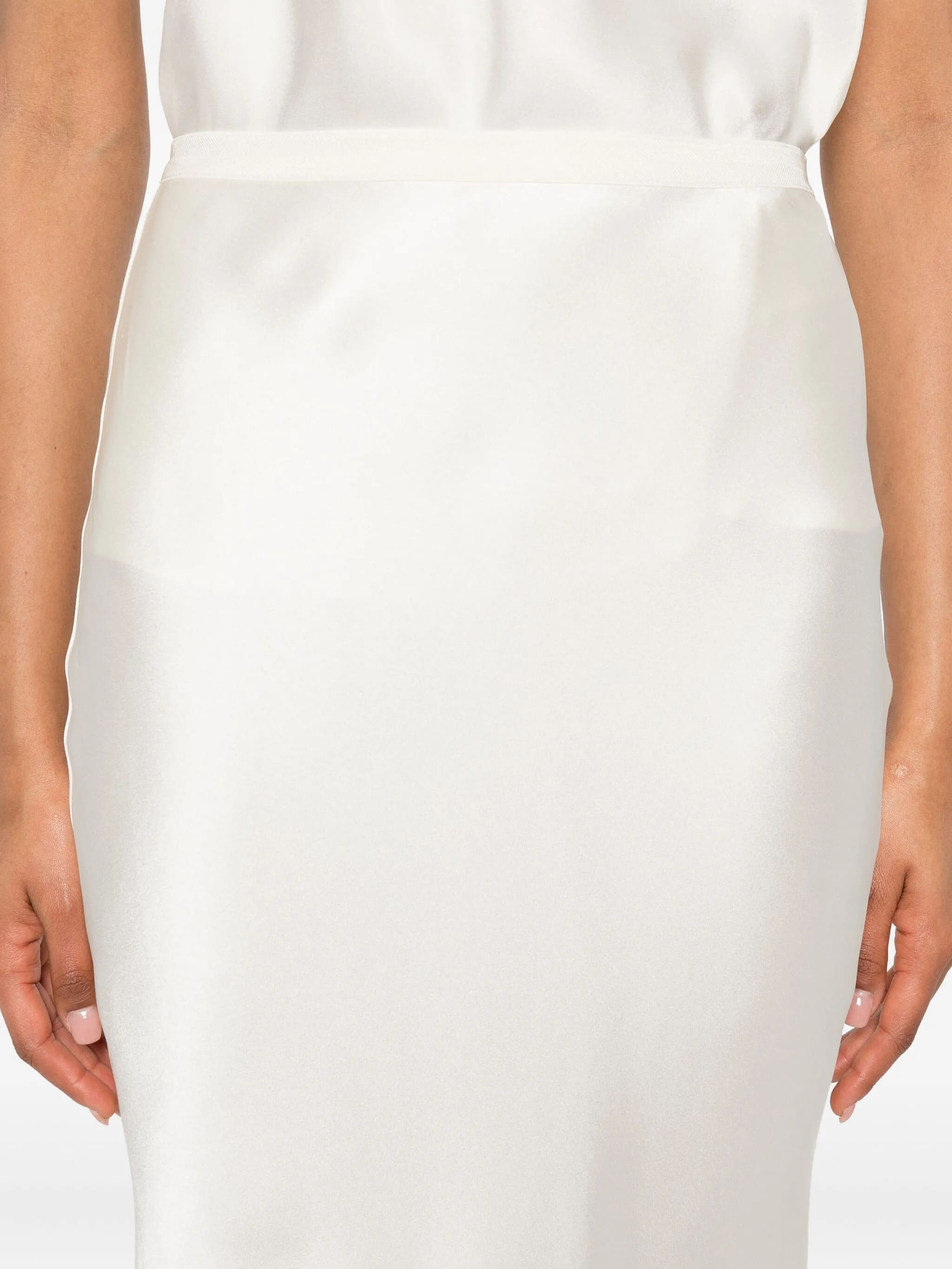 BAR SILK SKIRT