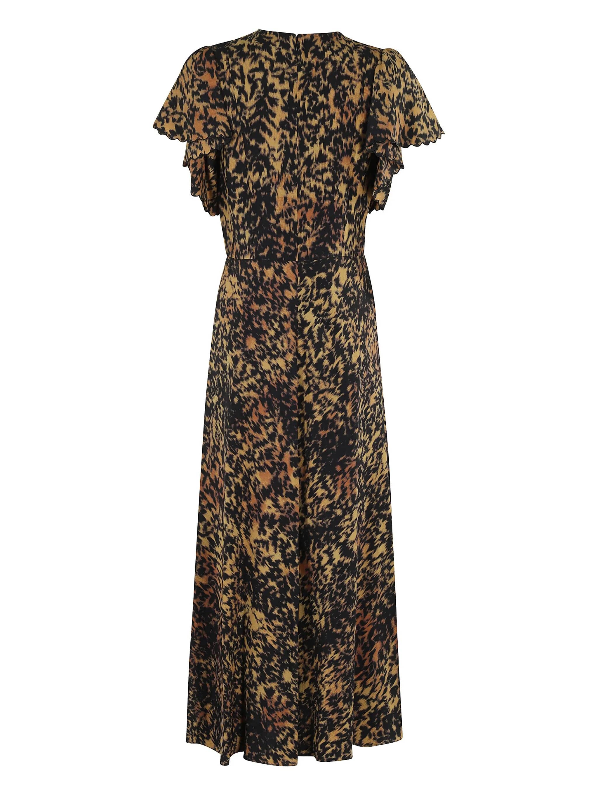 BLITHE FLUTTER MIDI DRESS
