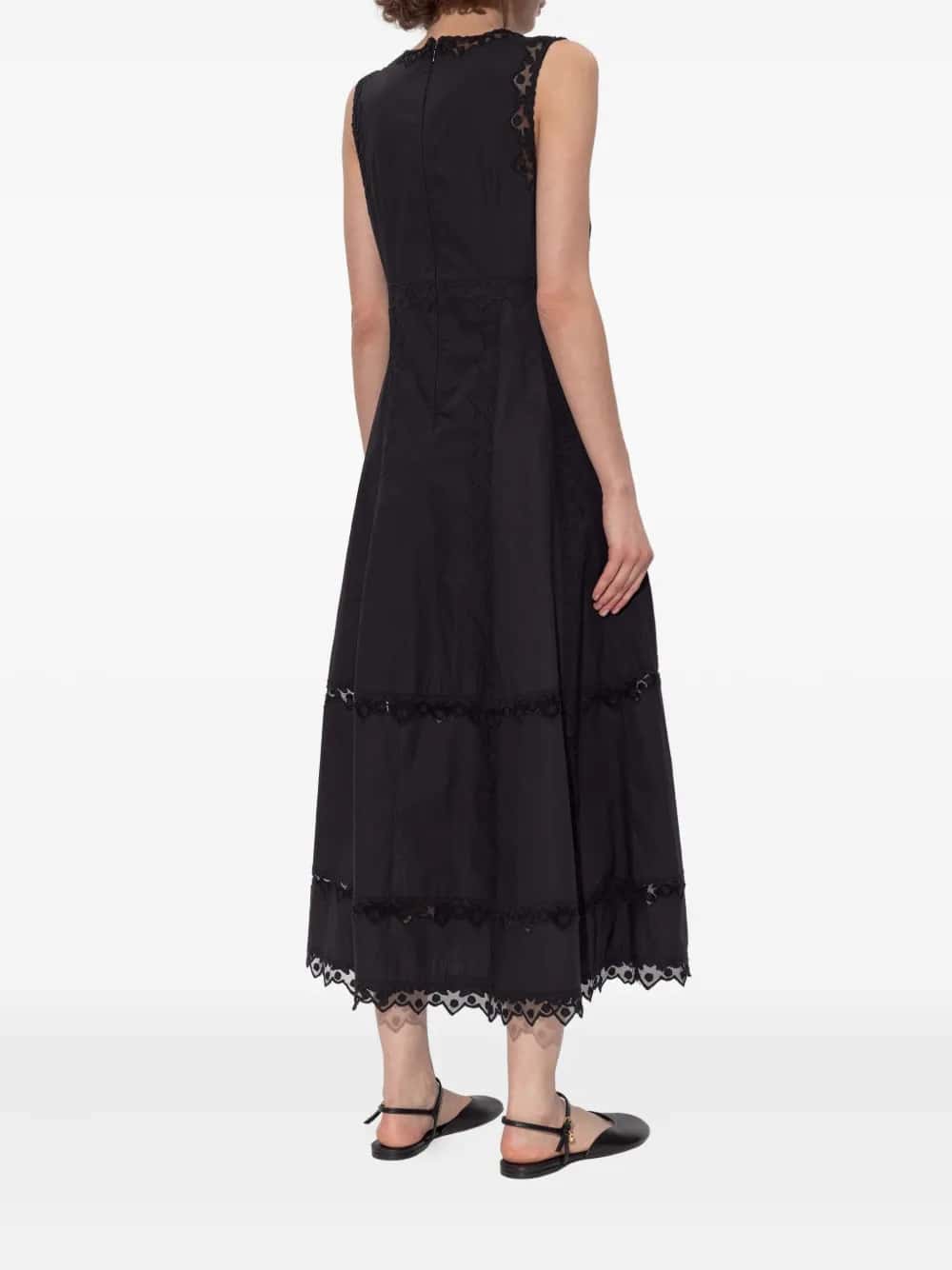 ANELA SLEEVELESS MIDI DRESS