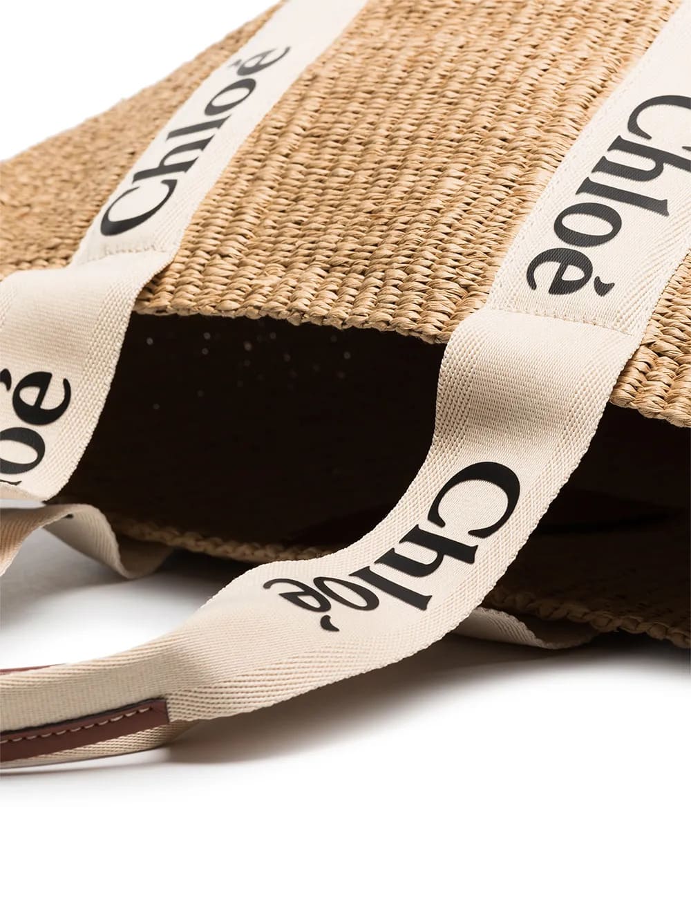 Large Woody basket bag in natural fibers