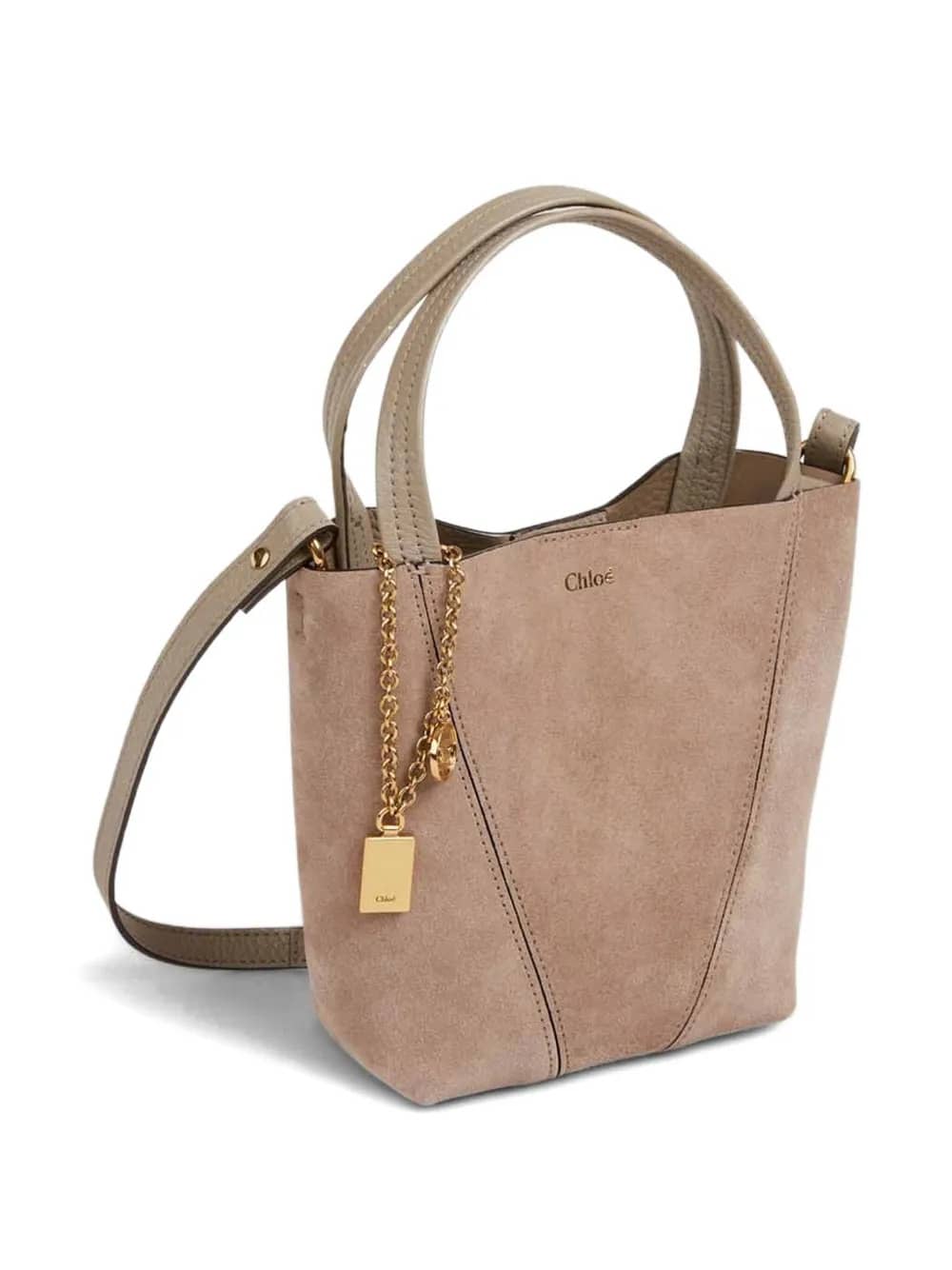 CHLOE SPIN PICCOLA CAMOSCIO