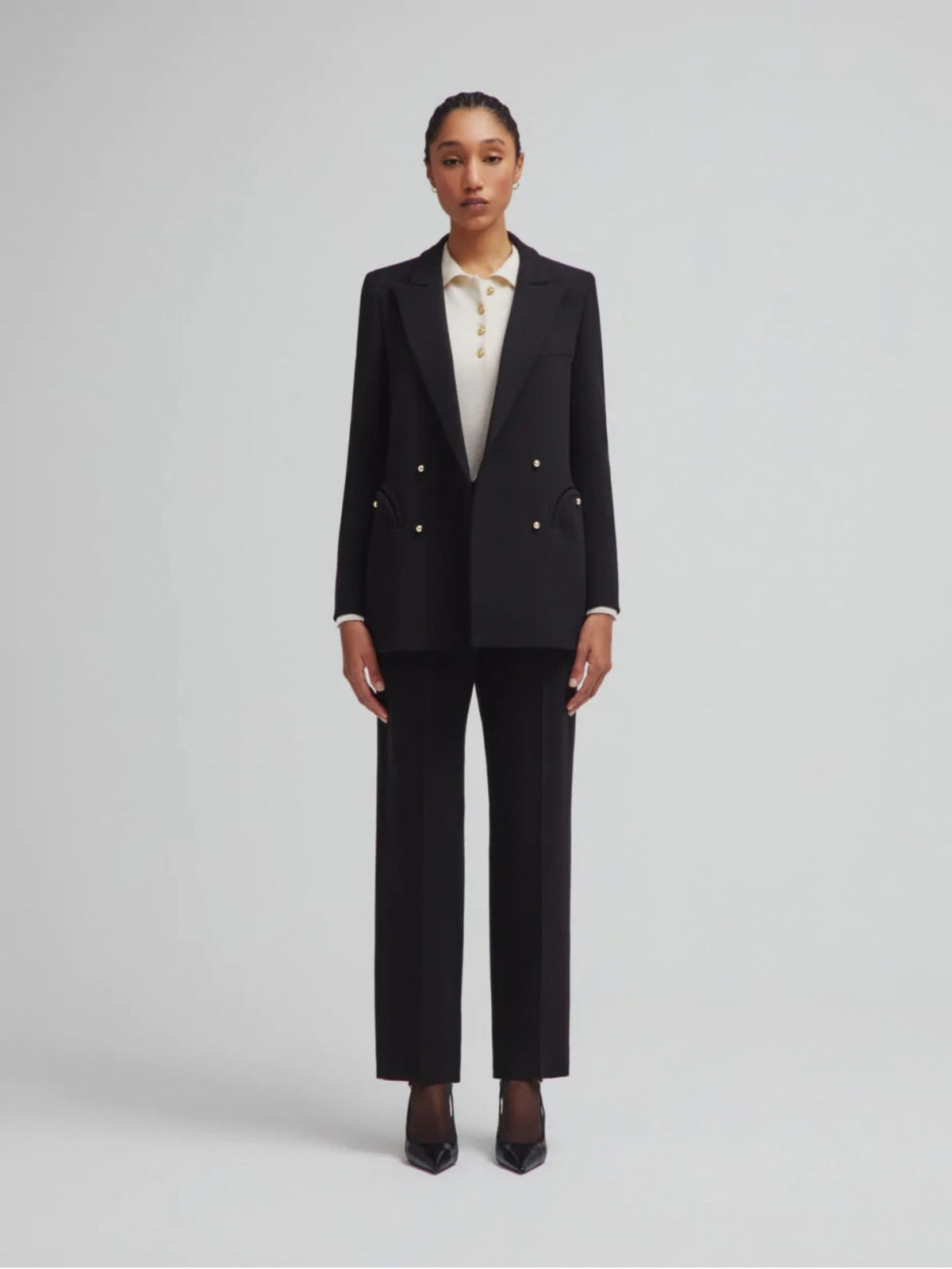 Blazer Resolute doppiopetto con scollo a V