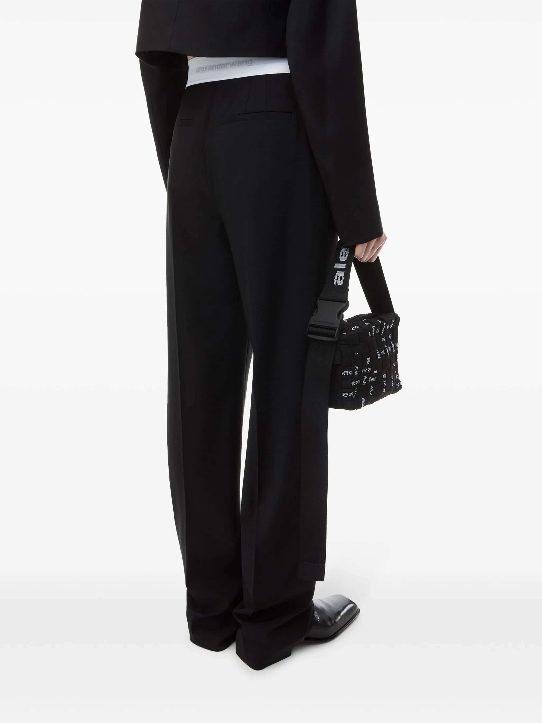 Pantaloni con banda logo