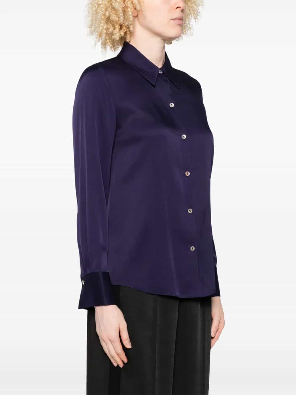 Camicia con abbottonatura frontale