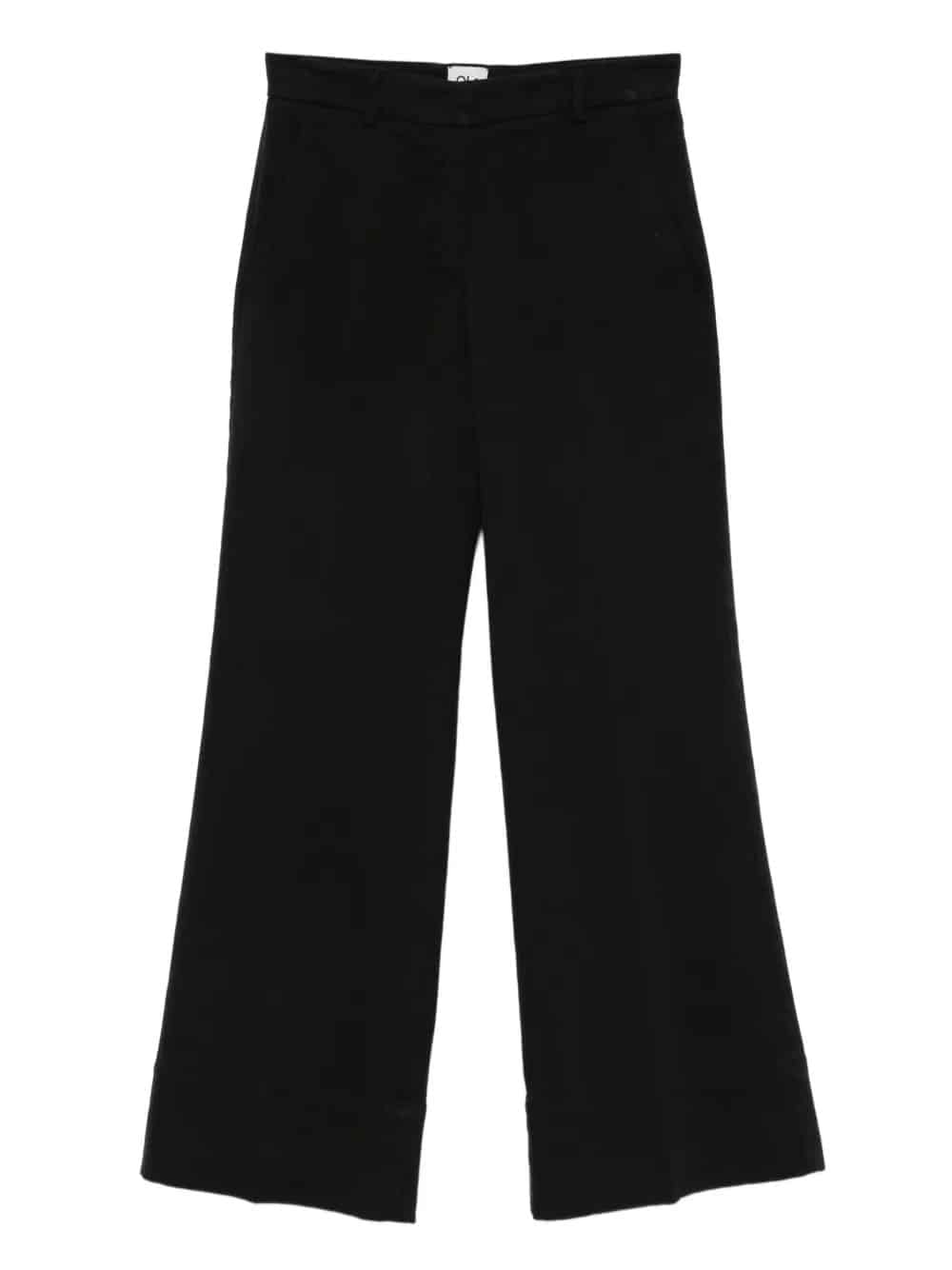 PANTALONI DRITTI IN COTONE