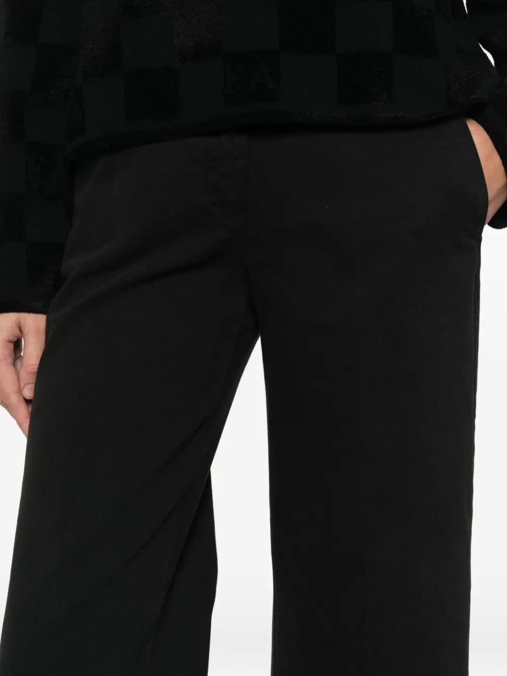 PANTALONI DRITTI IN COTONE