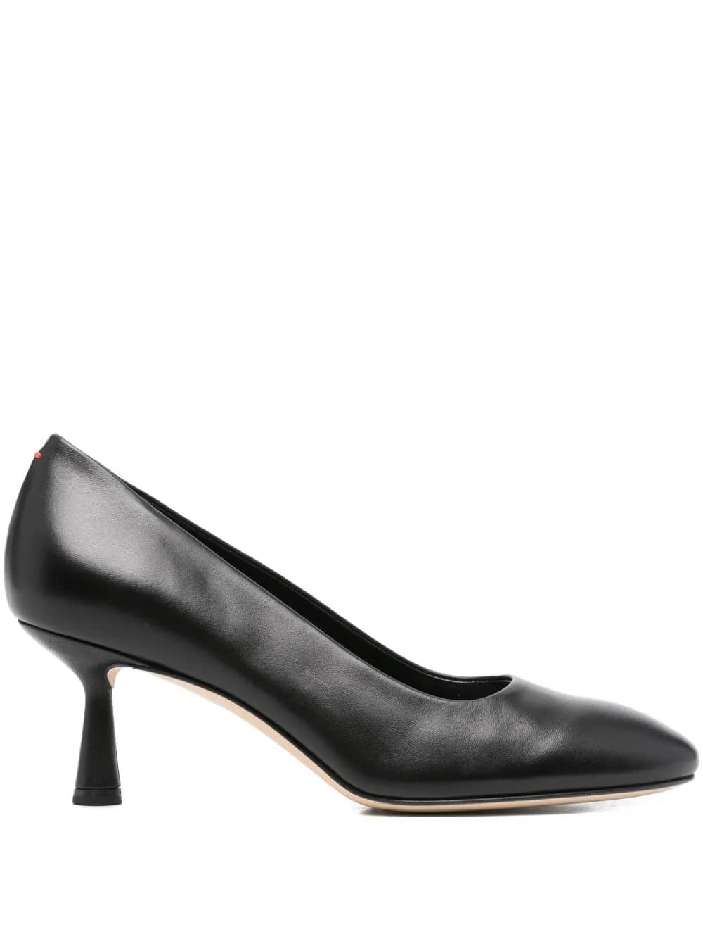 Pumps Giotta in pelle di vitello con punta tonda 65mm