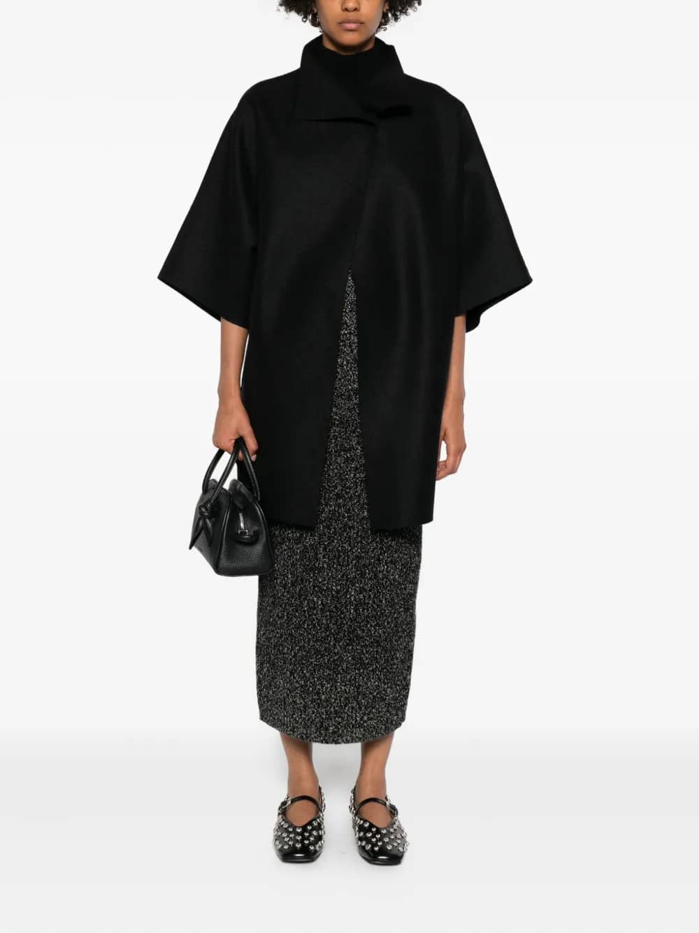 Kimono in lana stirata