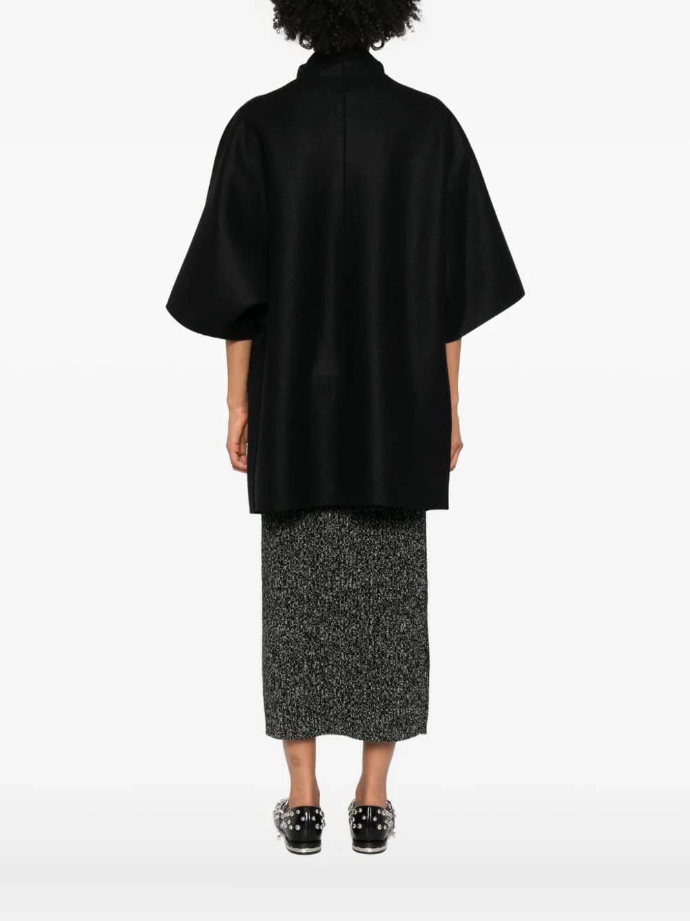 Kimono in lana stirata