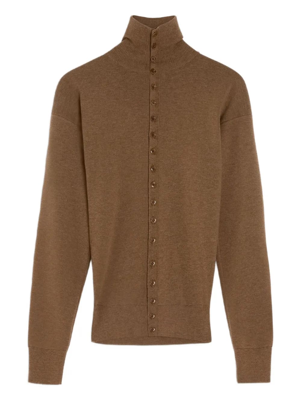 BUTTONED FITTED CARDIGAN