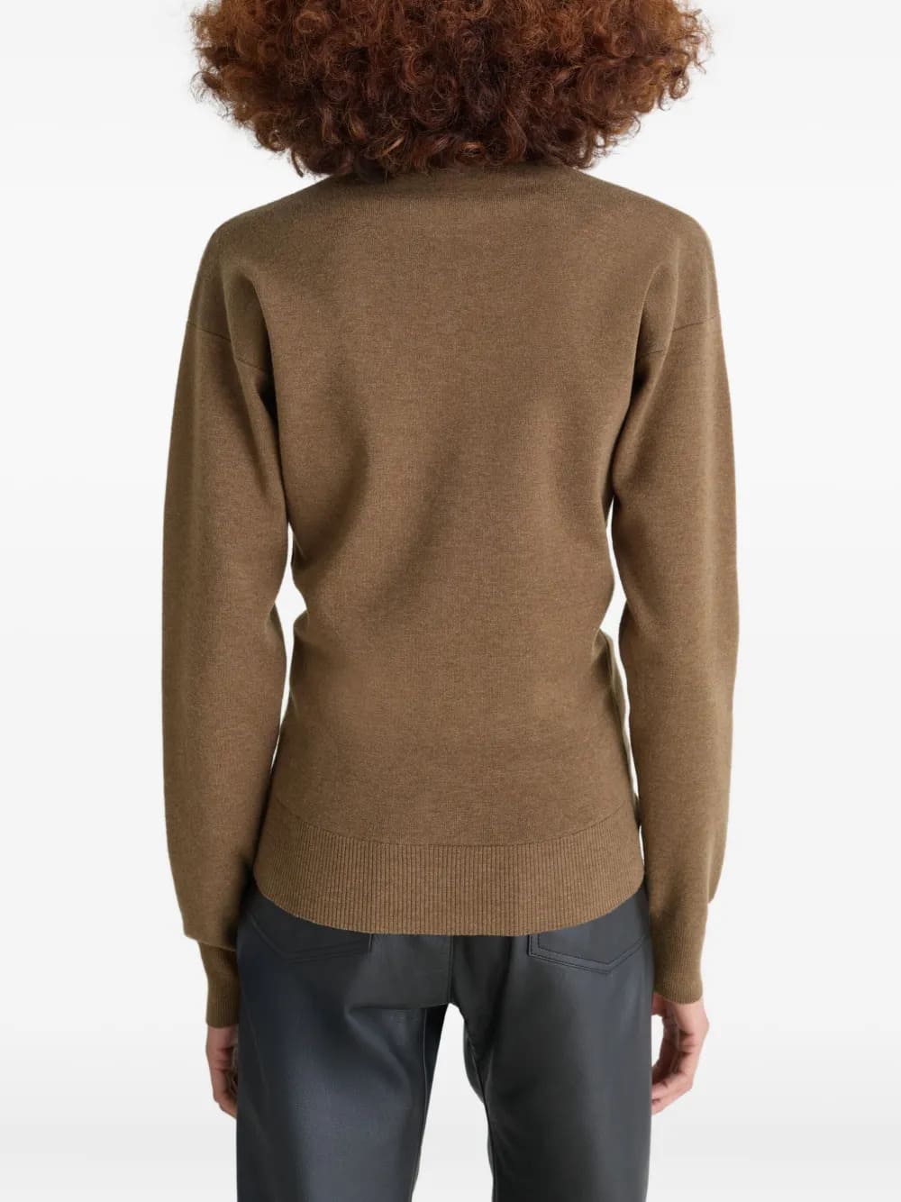 BUTTONED FITTED CARDIGAN