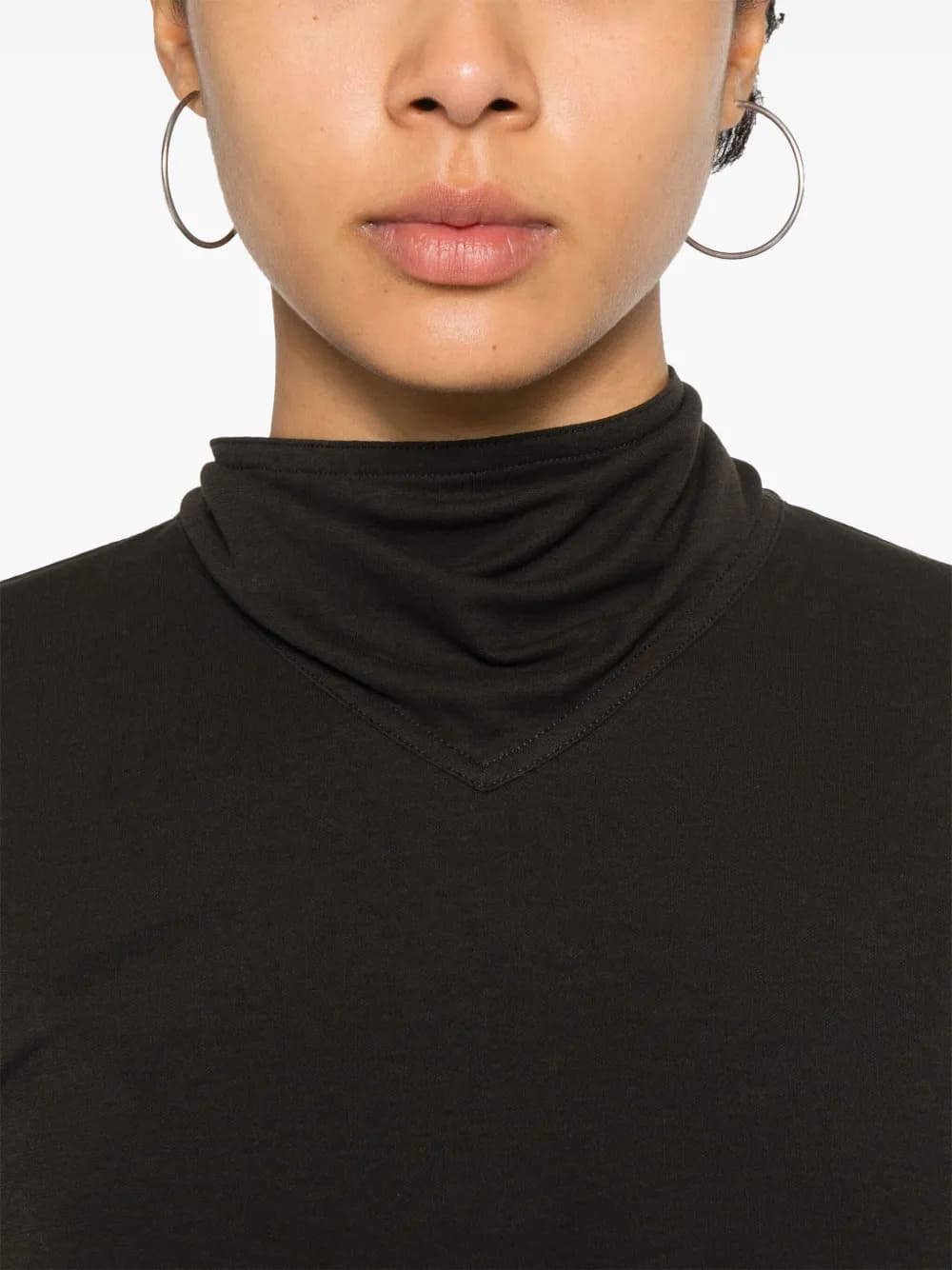 LONG SLEEVE FOULARD TOP