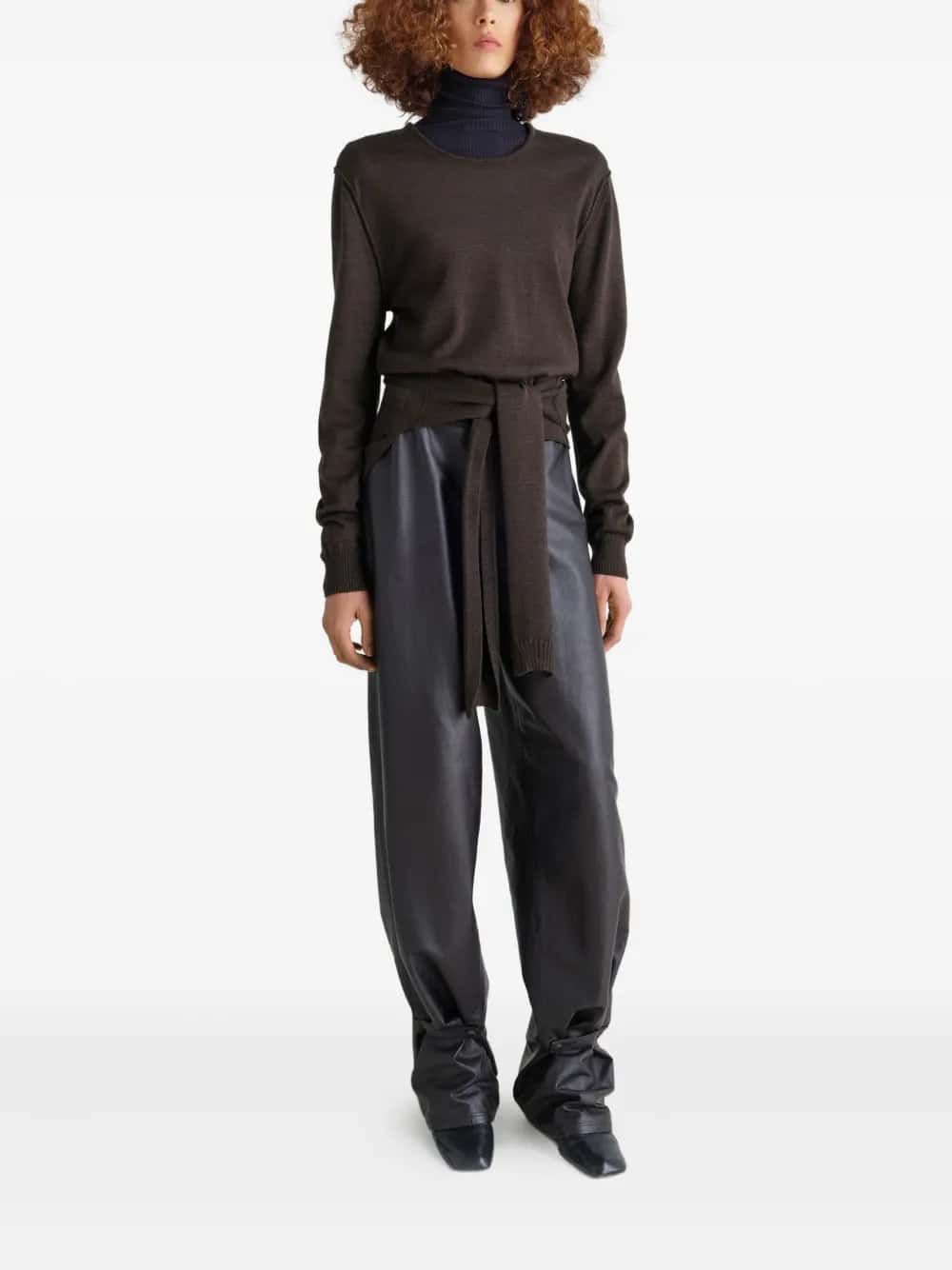 TROMPE L`OEIL CREW NECK