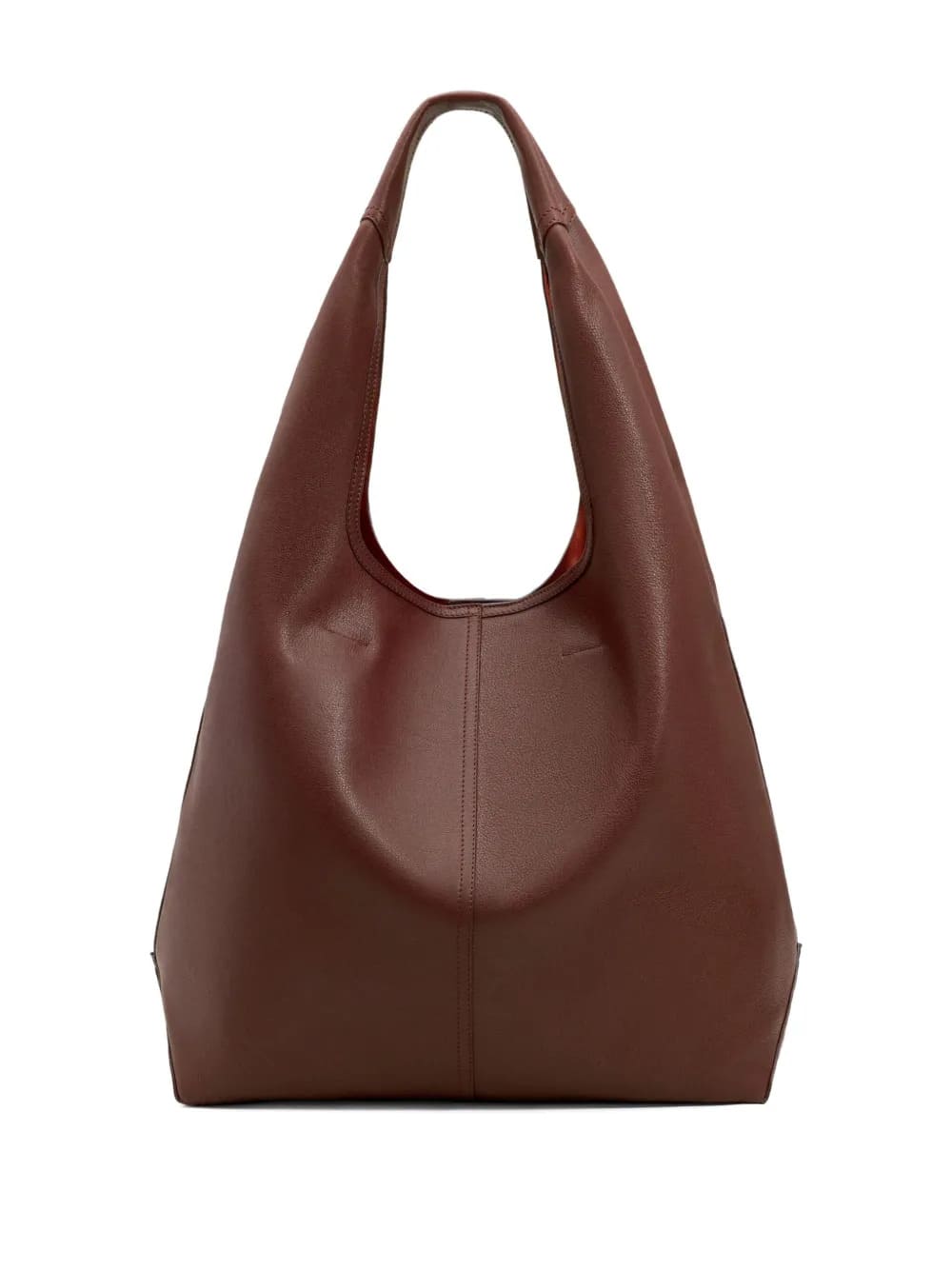 Borsa hobo Etienne in pelle morbida bordeaux