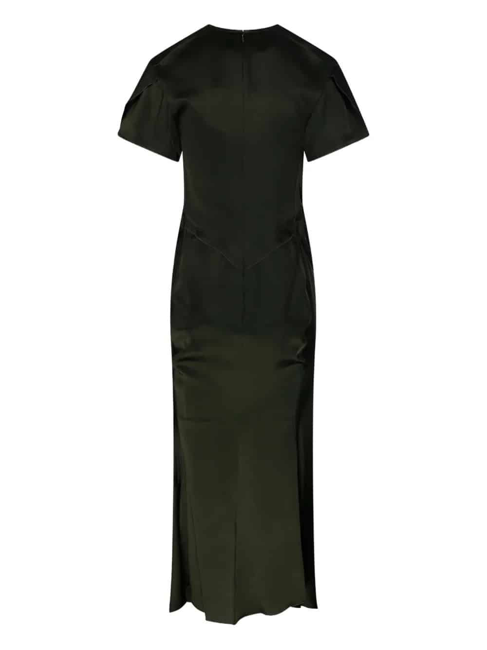 V NECK BELLA MIDI DRESS