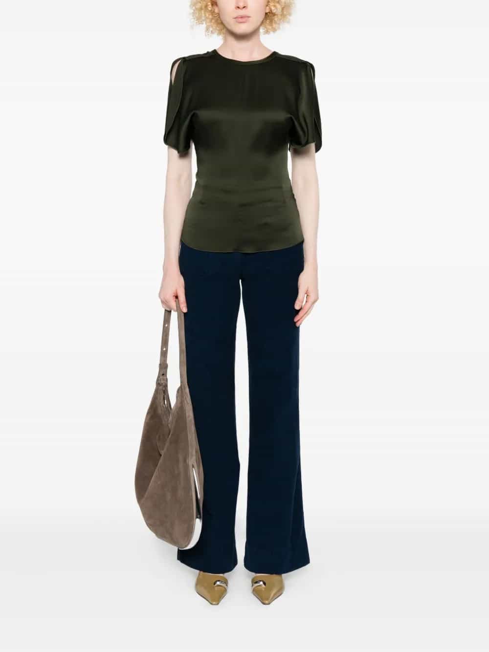 DRAPPED SLEEVE TOP