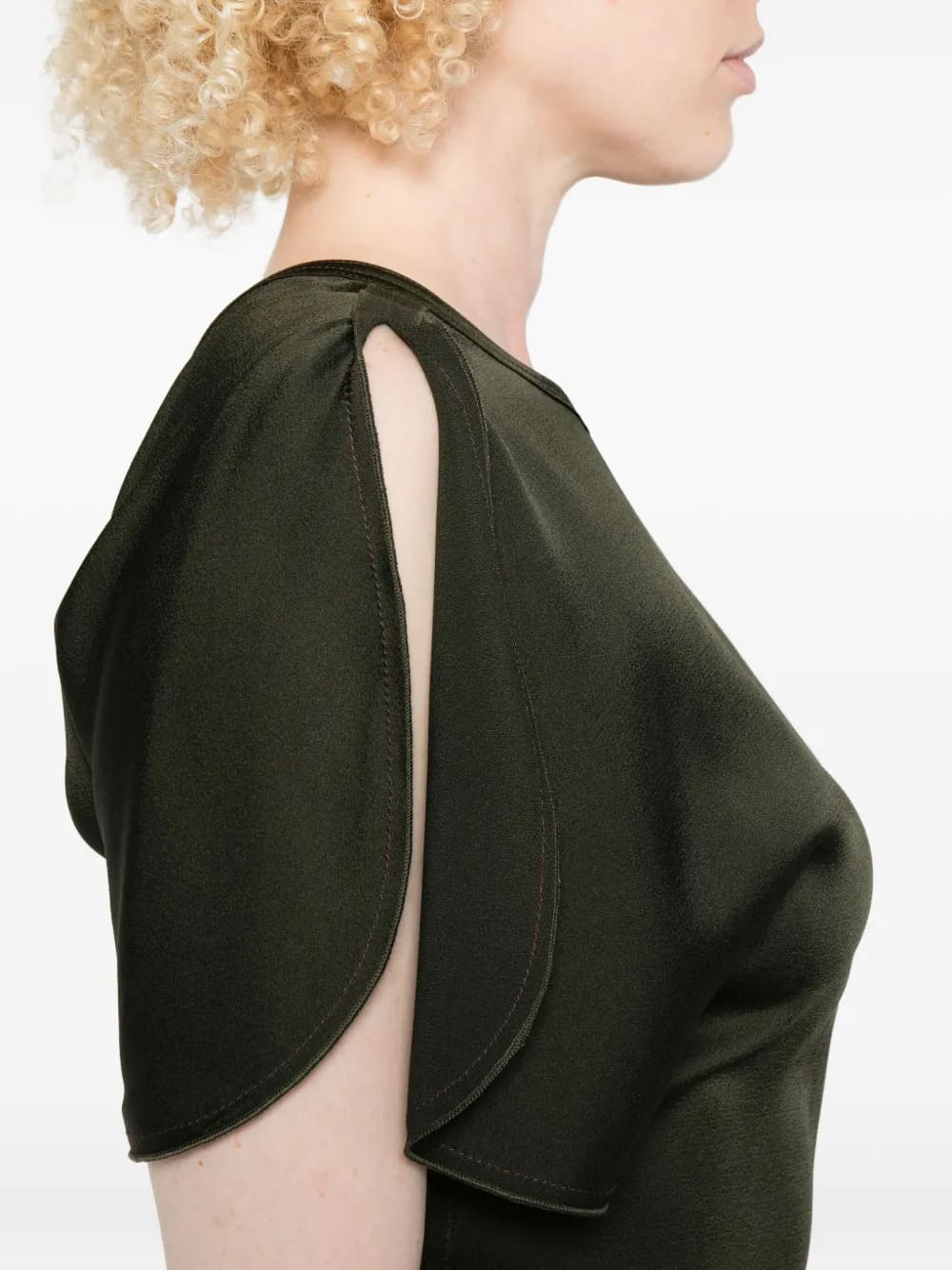 DRAPPED SLEEVE TOP