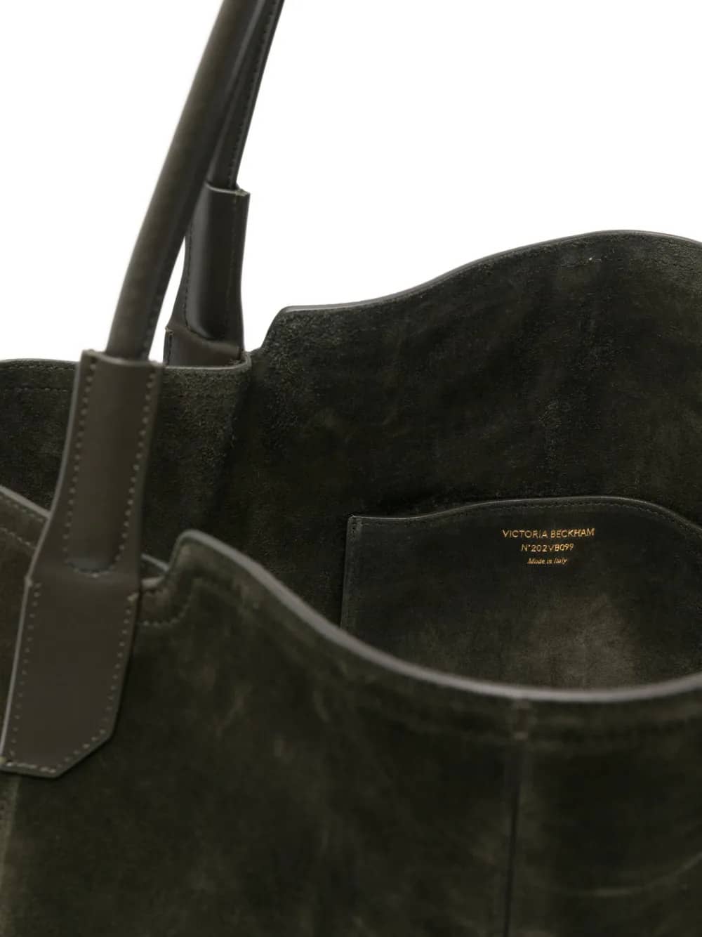 Borsa a spalla in pelle scamosciata