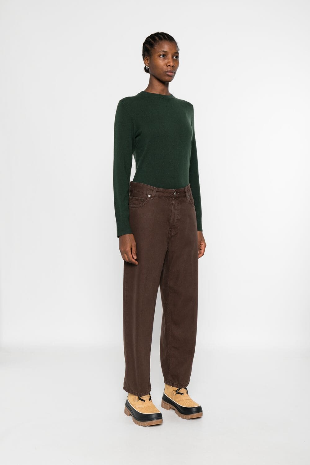 JEANS DRITTO CROPPED