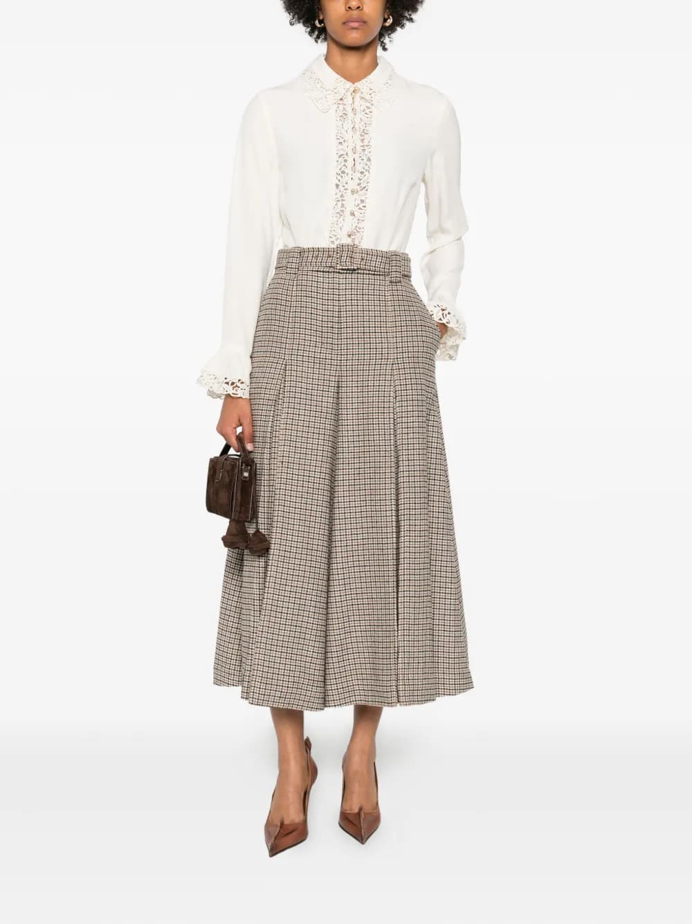 LACE TRIM SHIRT