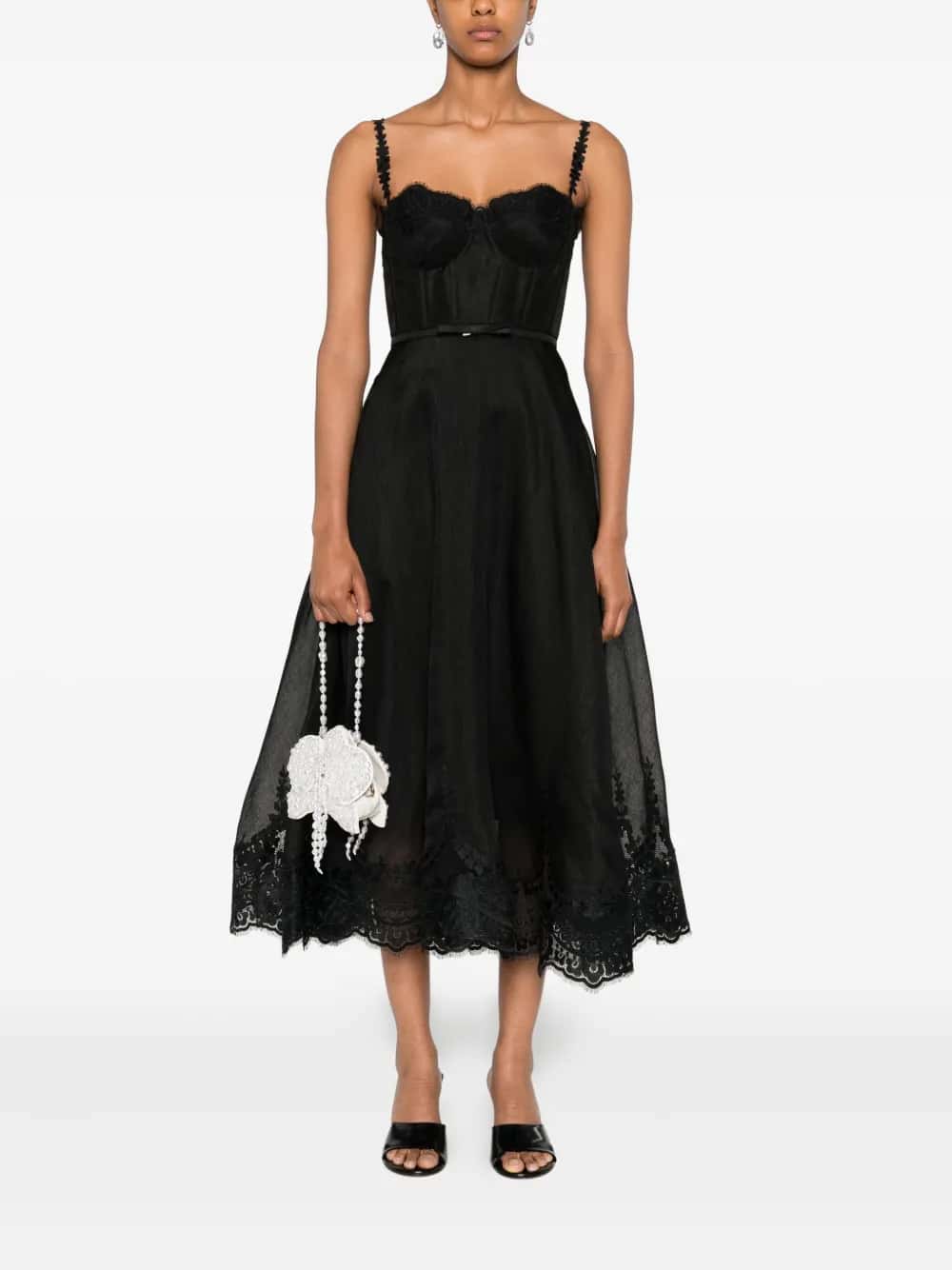HYPNOTIC LACE TRIM GOWN