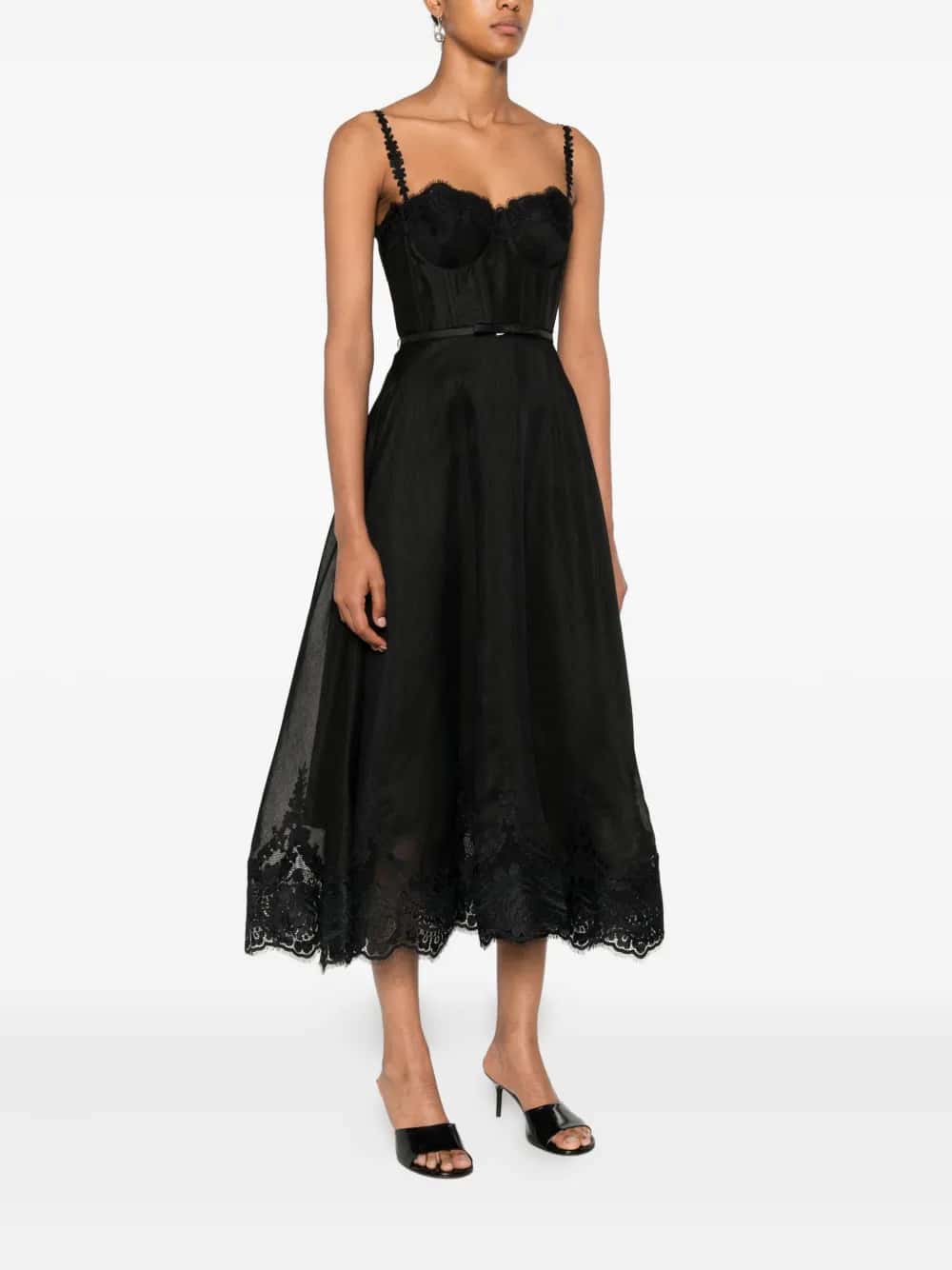 HYPNOTIC LACE TRIM GOWN