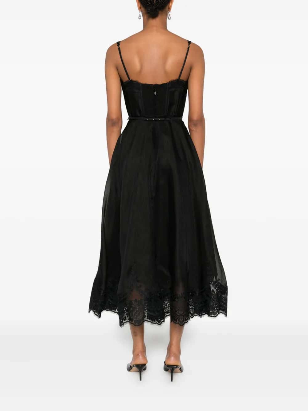 HYPNOTIC LACE TRIM GOWN