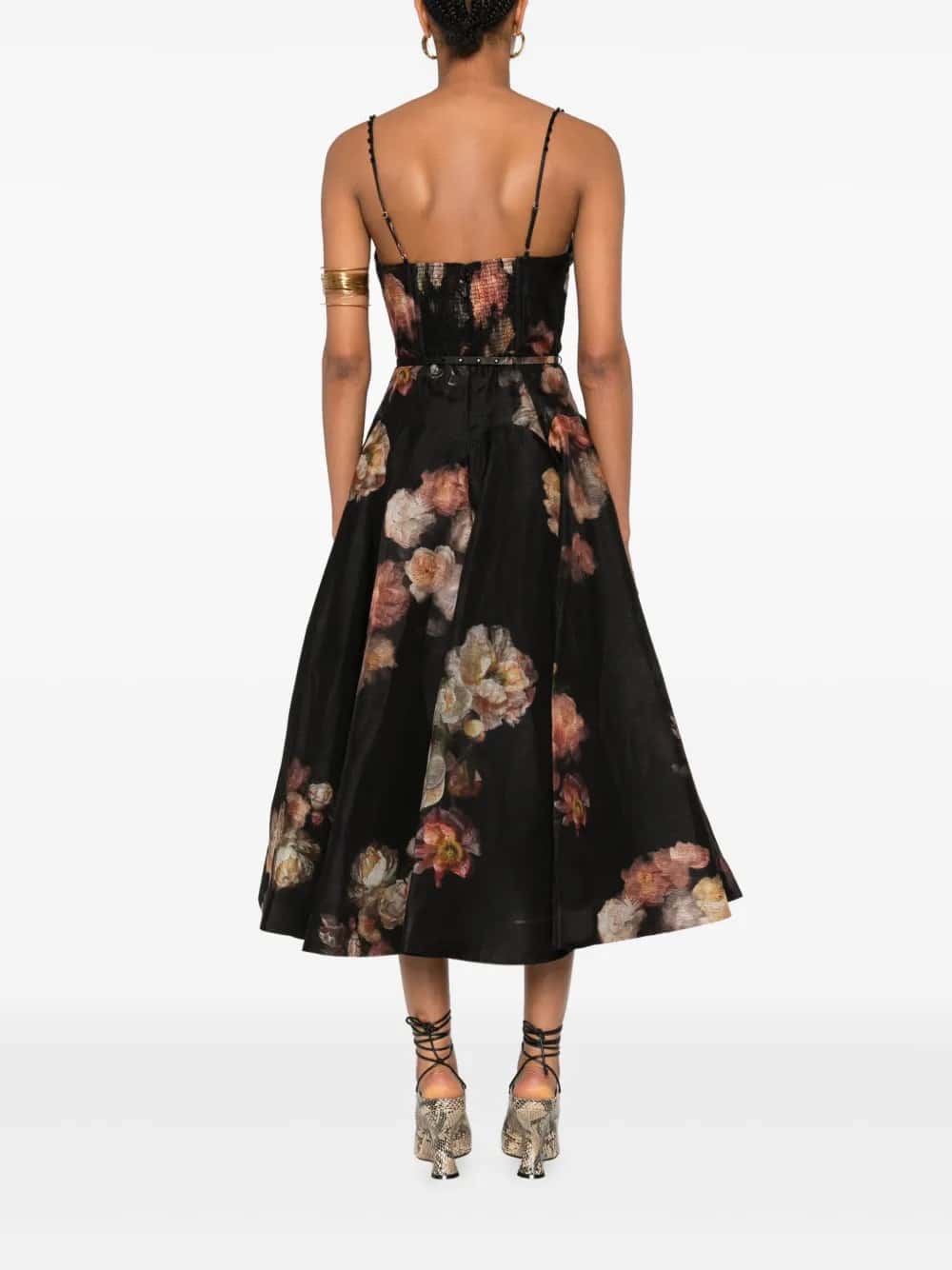 HYPNOTIC MIDI DRESS