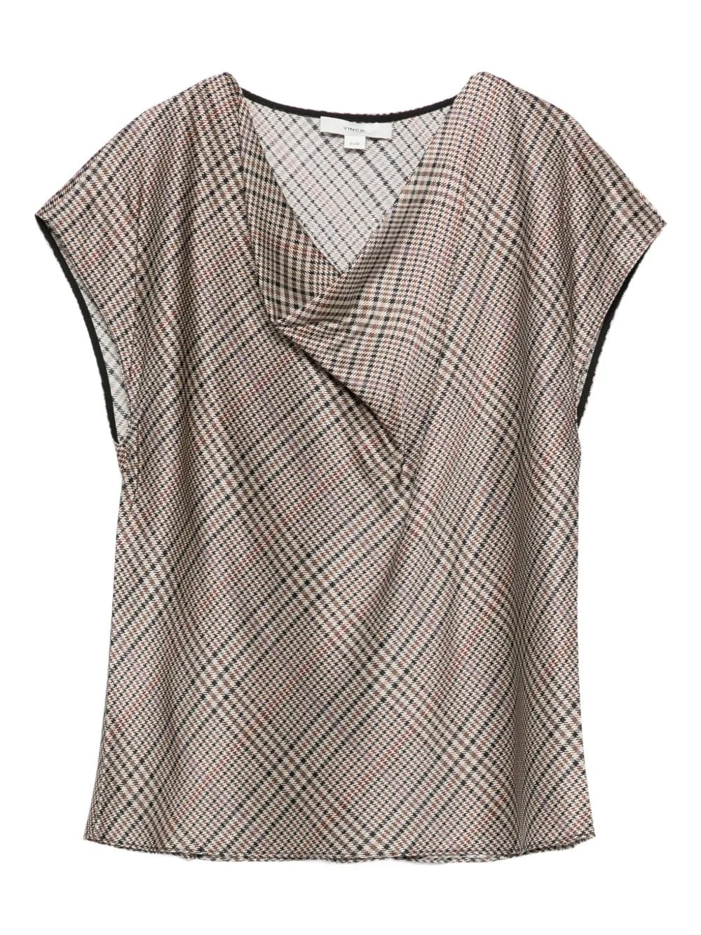 Blusa a quadri