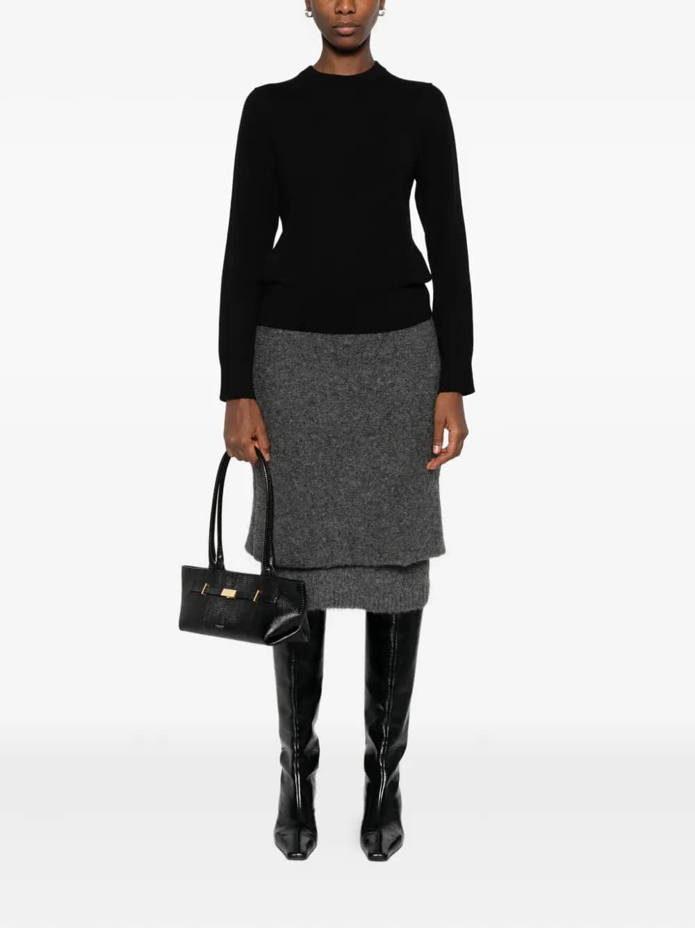 Maglione girocollo in cashmere