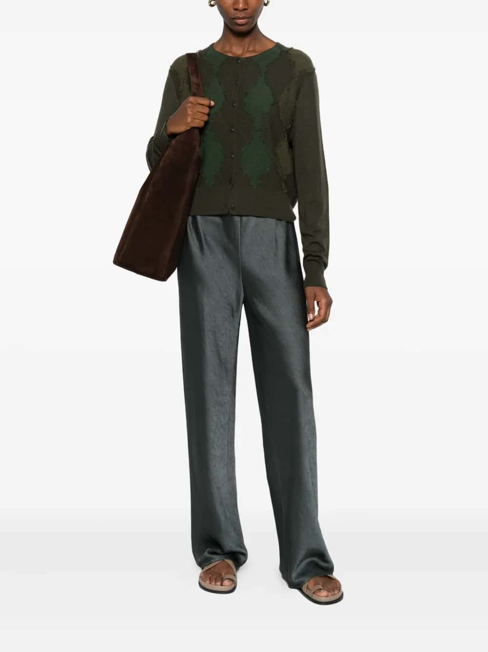 Pantaloni in raso