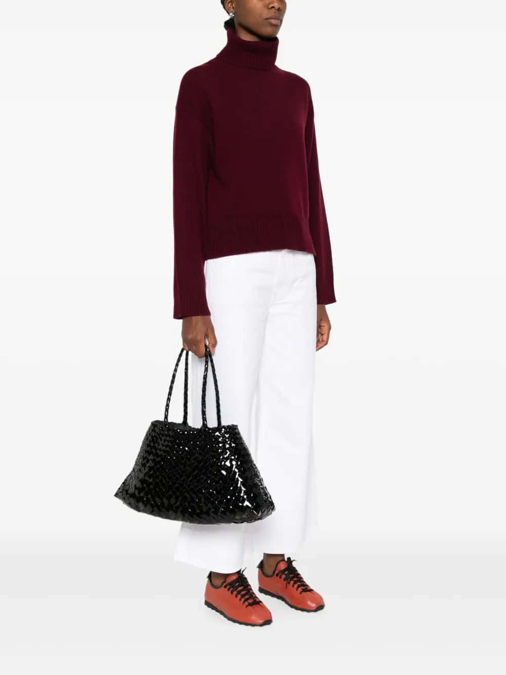 SHOPPING TRAPEZIO IN VERNICE