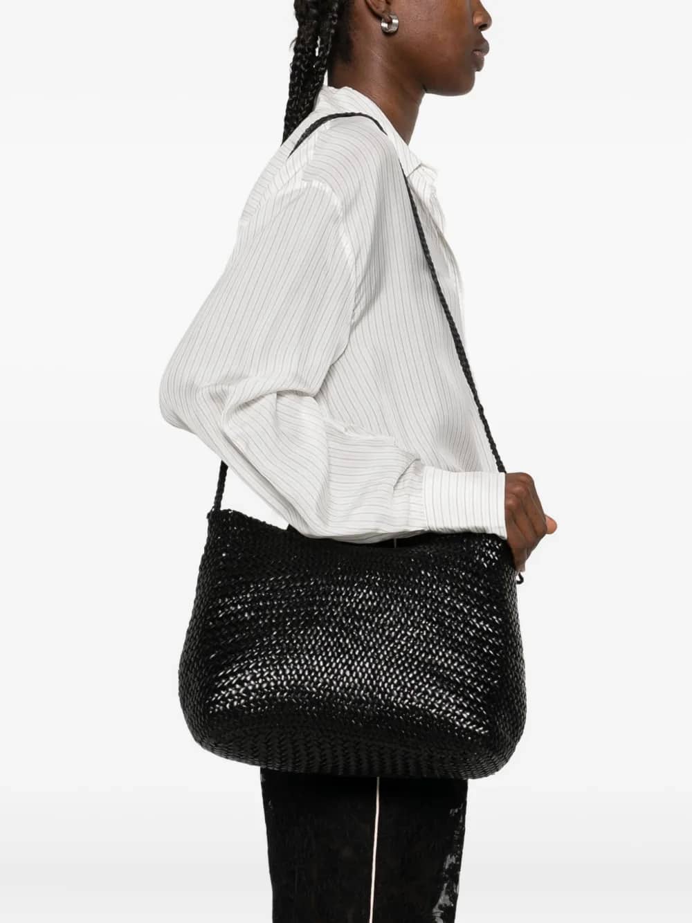 BORSA CLUTCH TRACOLLA IN VERNICE