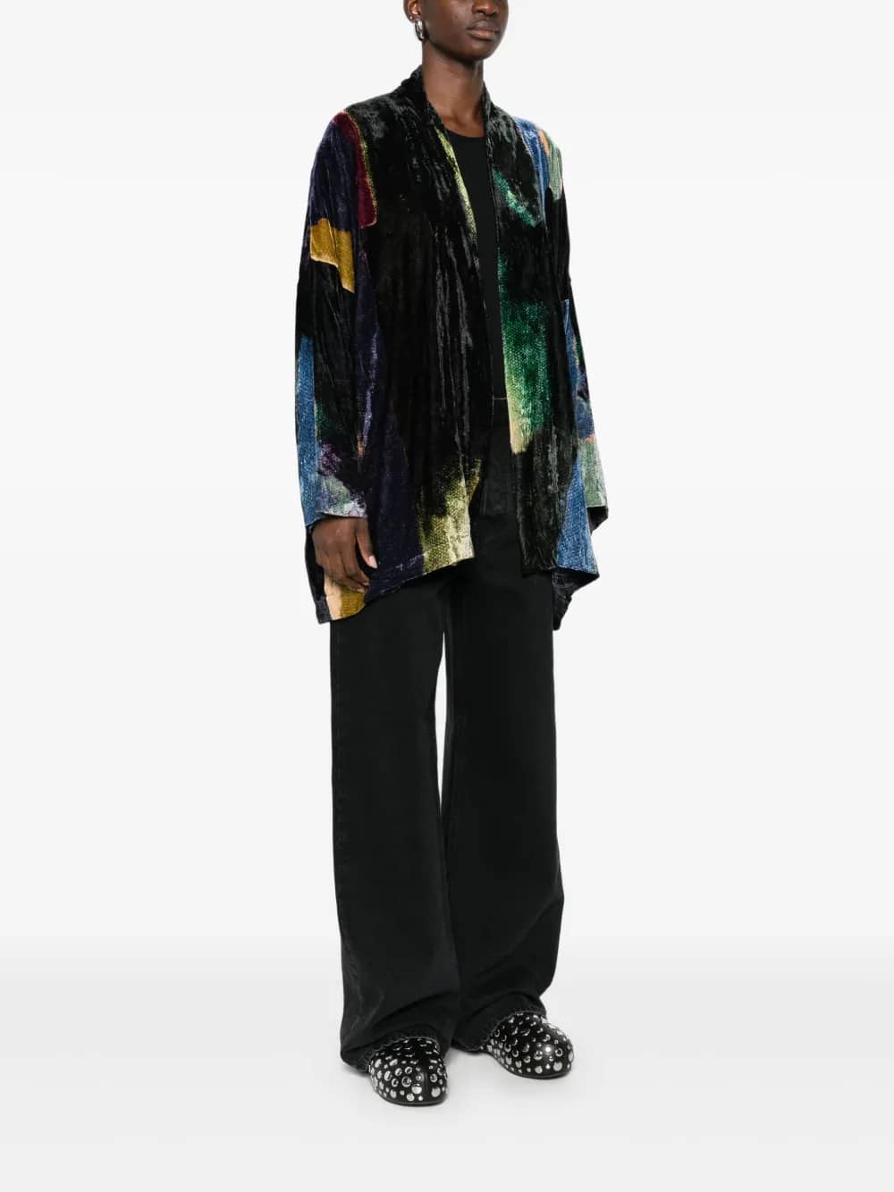 LADIES COAT SILK