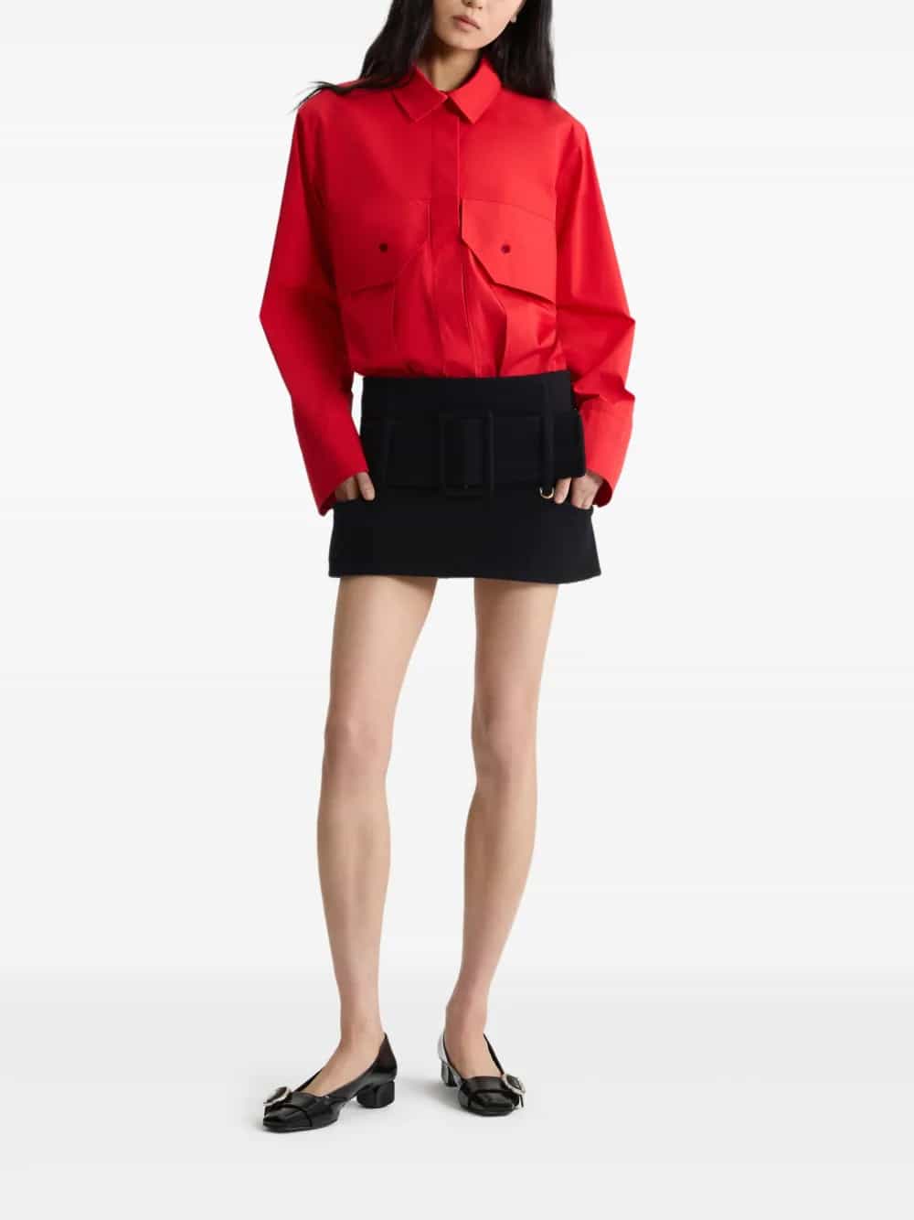 CAMICIA DOPPIA TASCA IN SETA