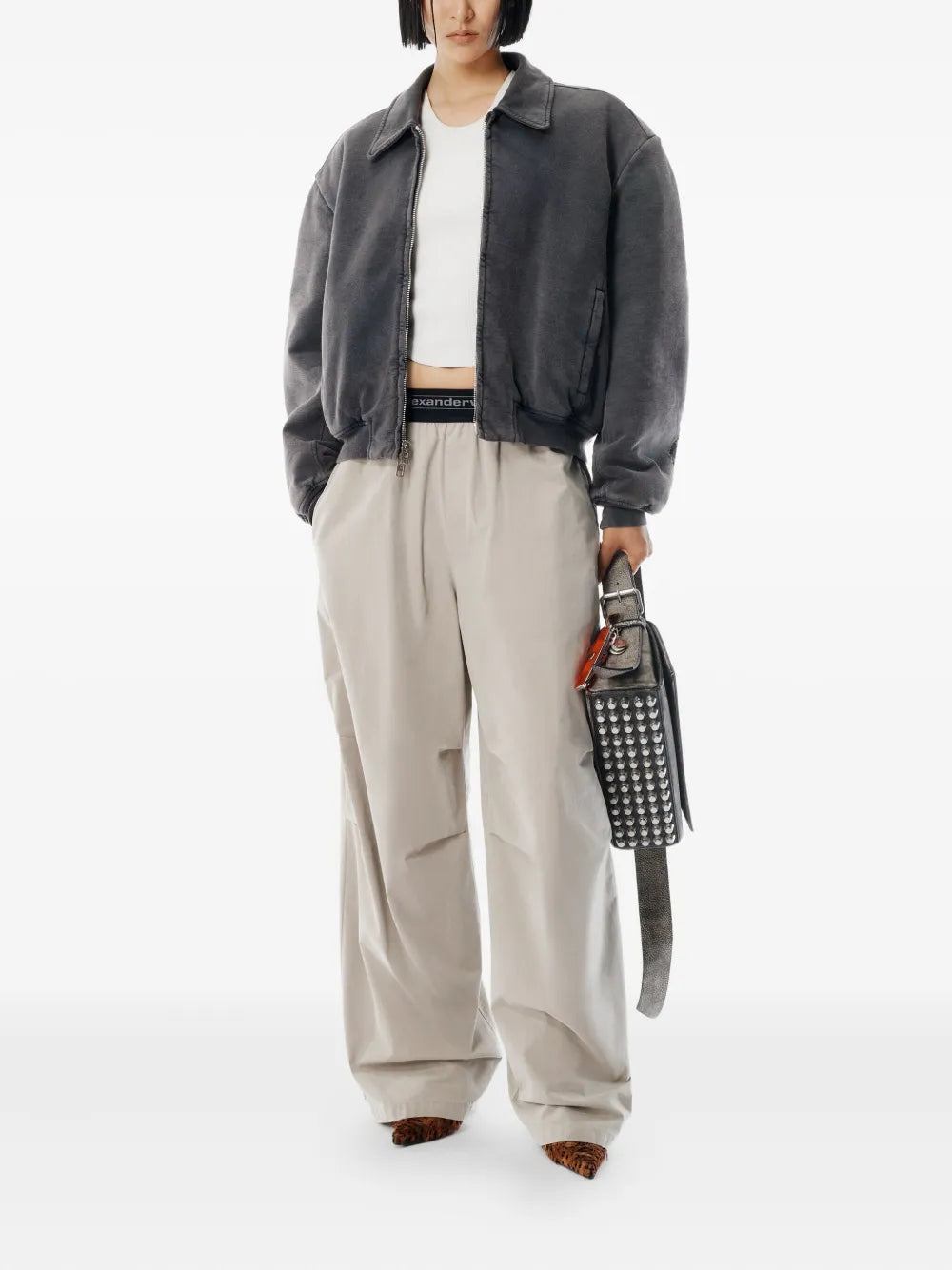 MID RISE PLEATED PANT