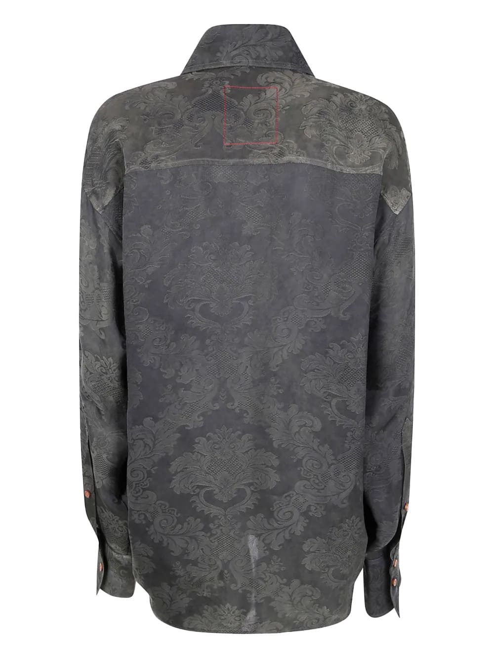 Camicia con motivo a fiori