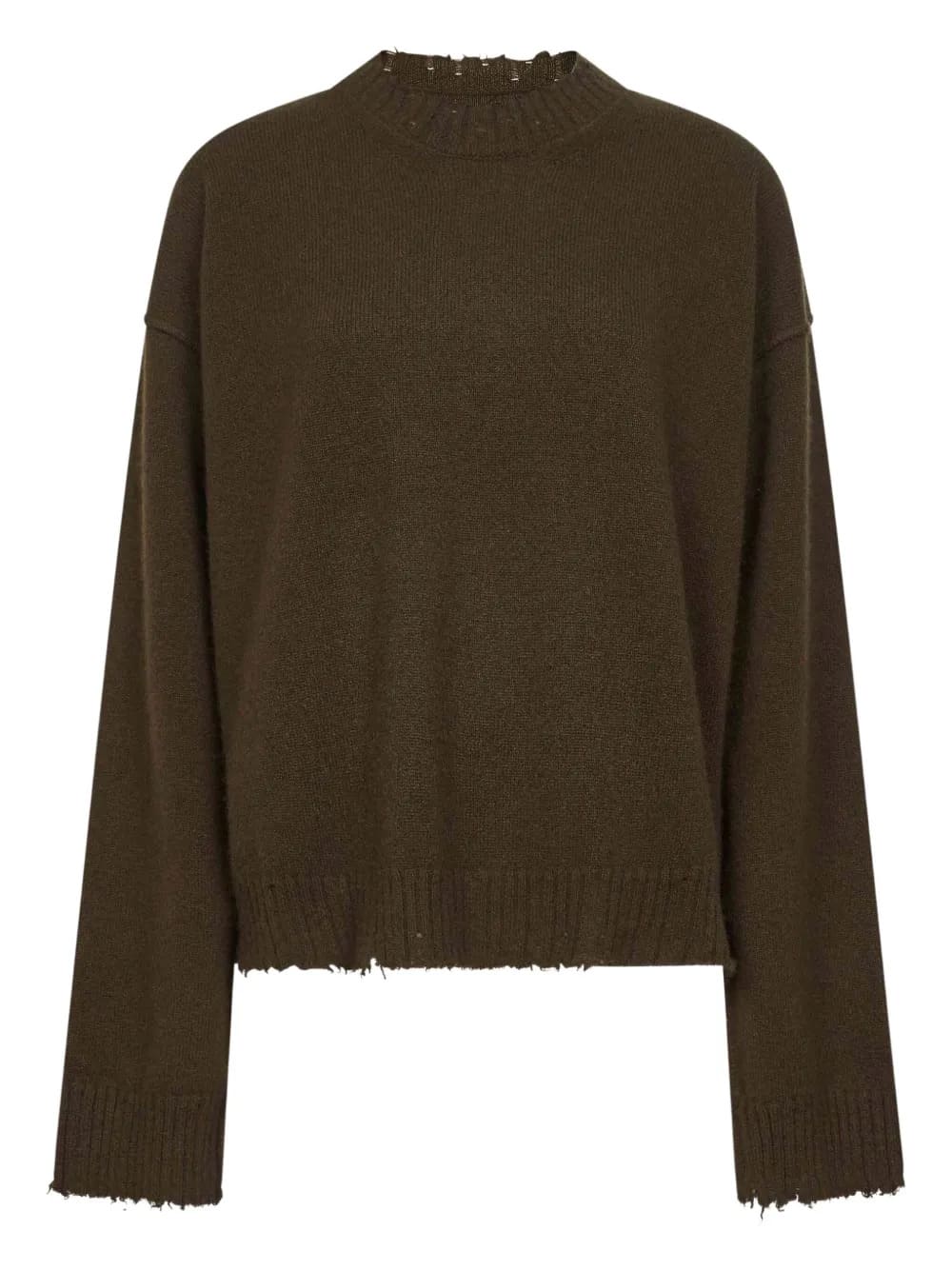 Maglione con effetto vissuto