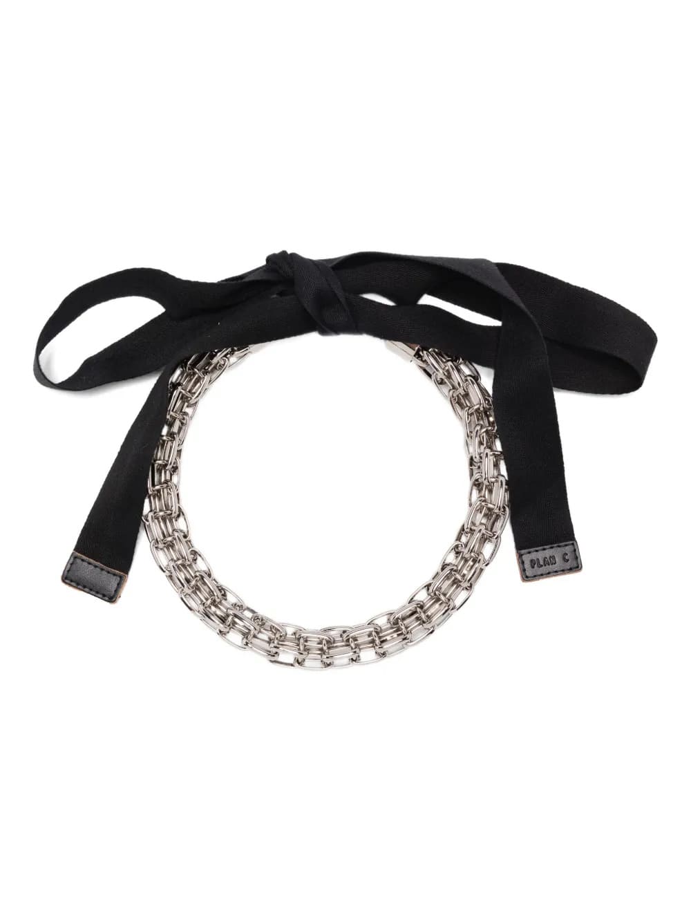COLLANA CATENA E NASTRO